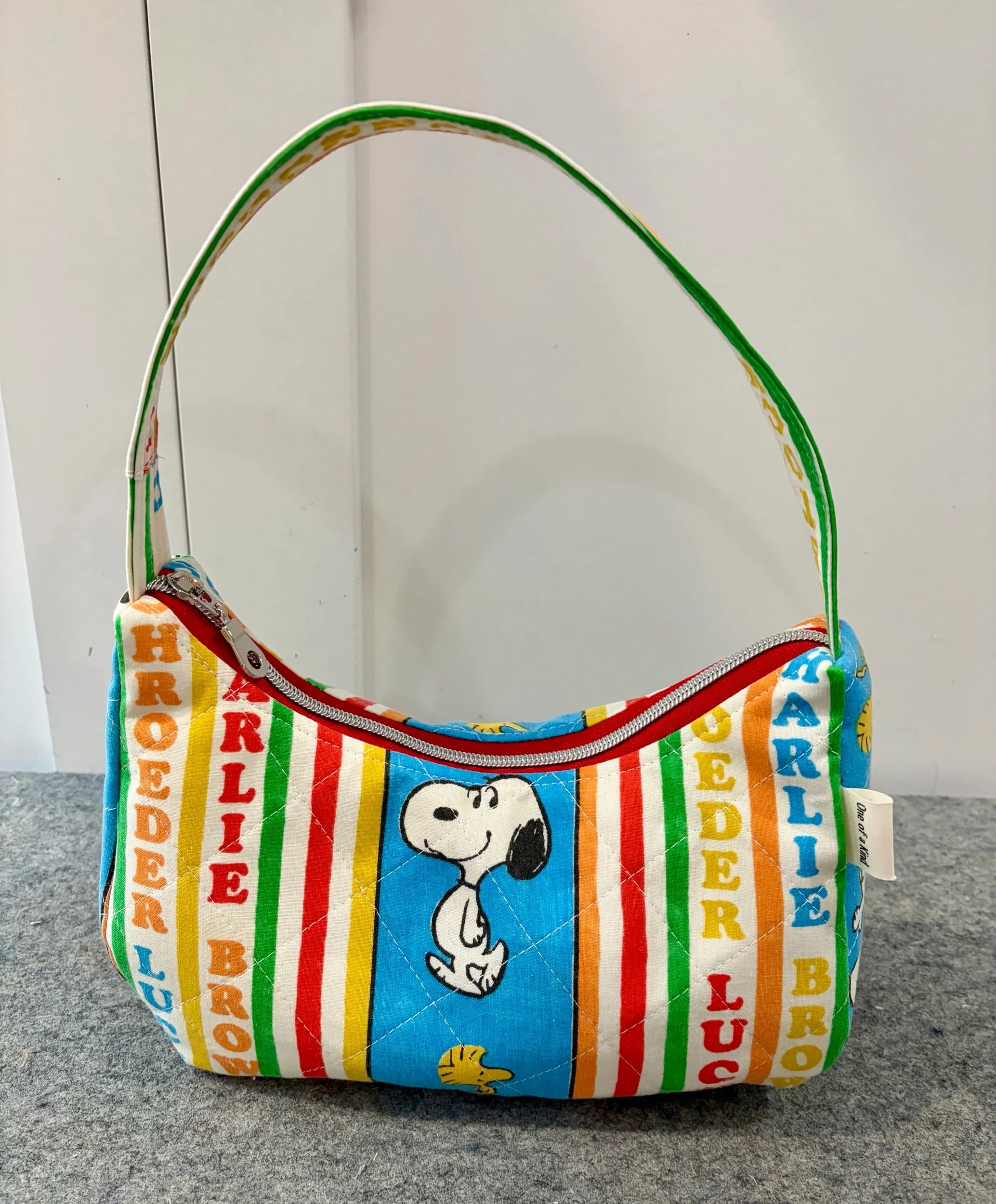 Upcycled Snoopy Shoulder Bag