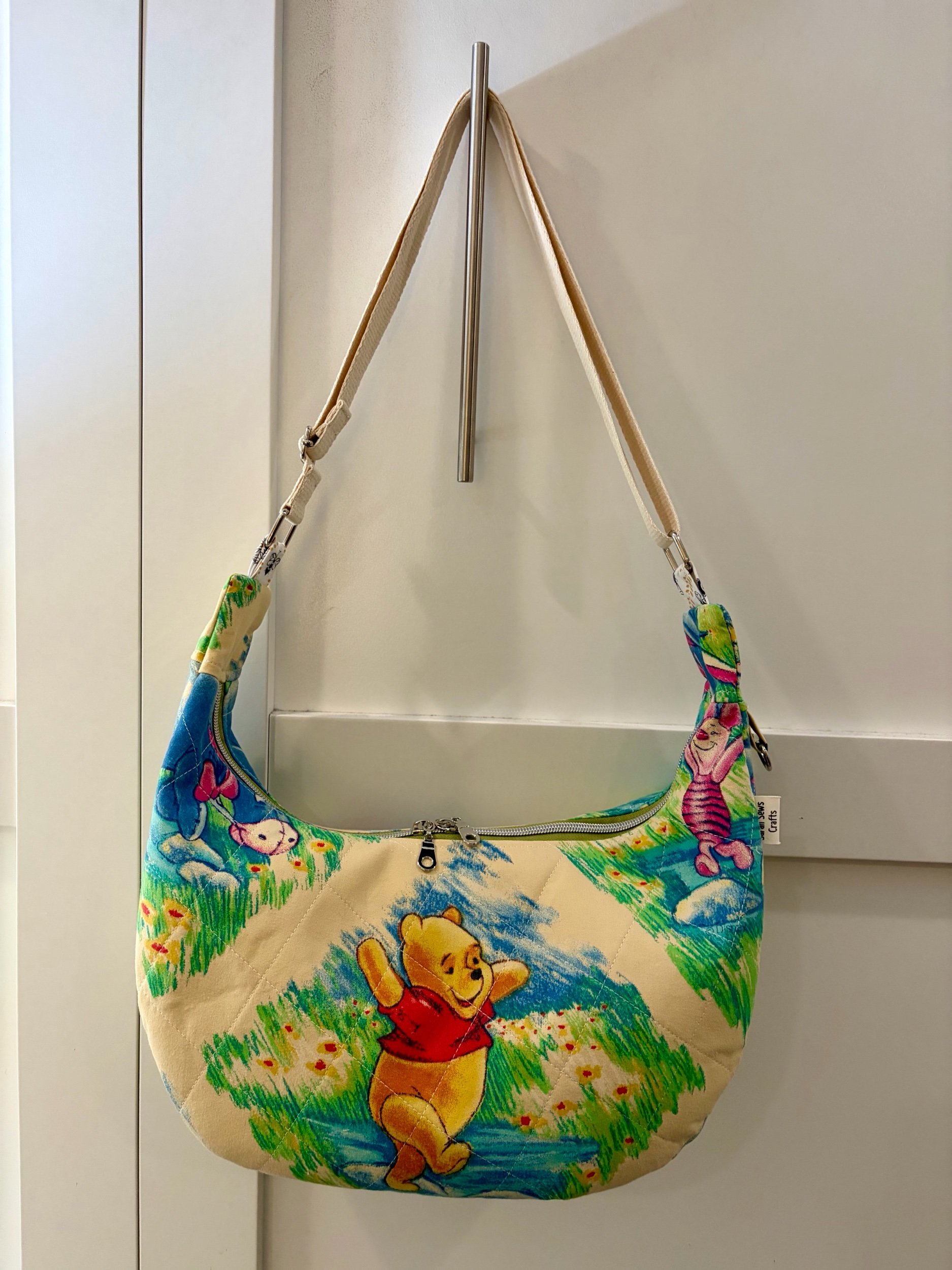 Upcycled Disney Winnie The Pooh Shoulder Bag