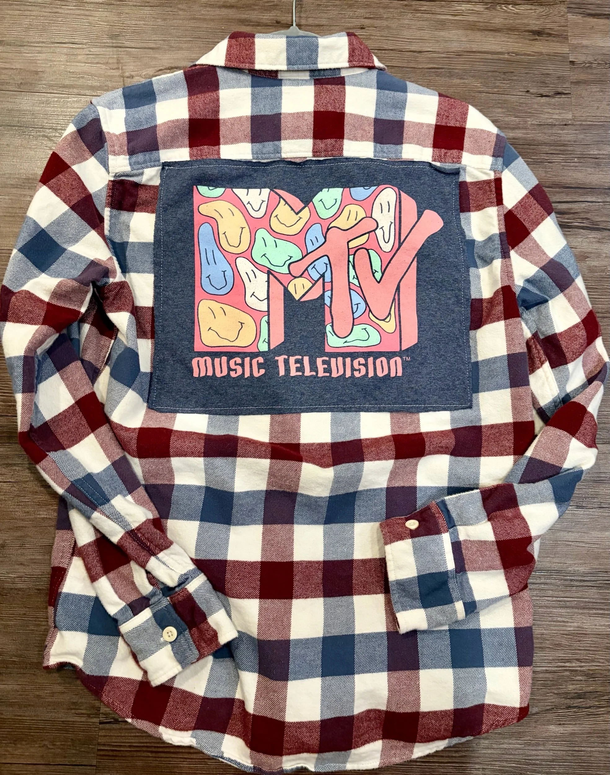 Upcycled MTV Small Flannel