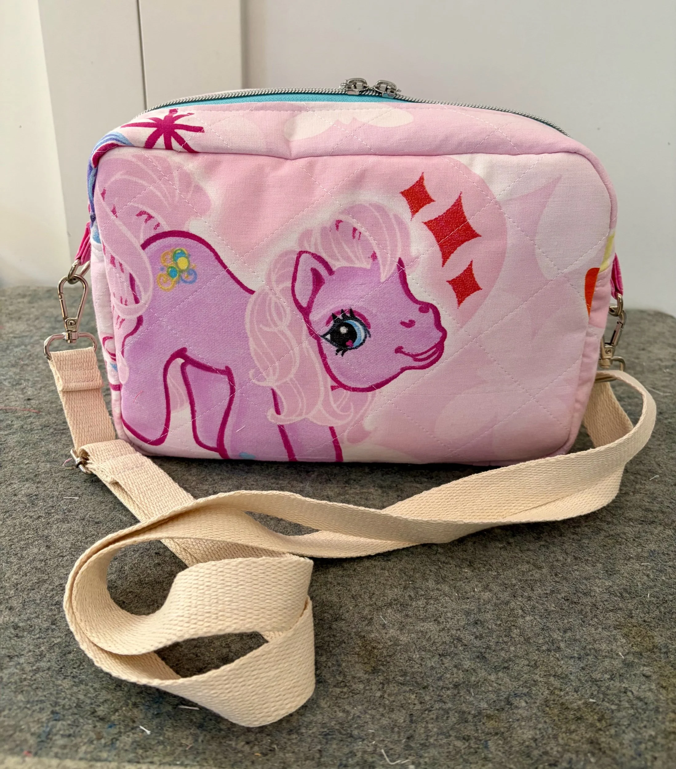 Upcycled My Little Pony Crossbody Bag