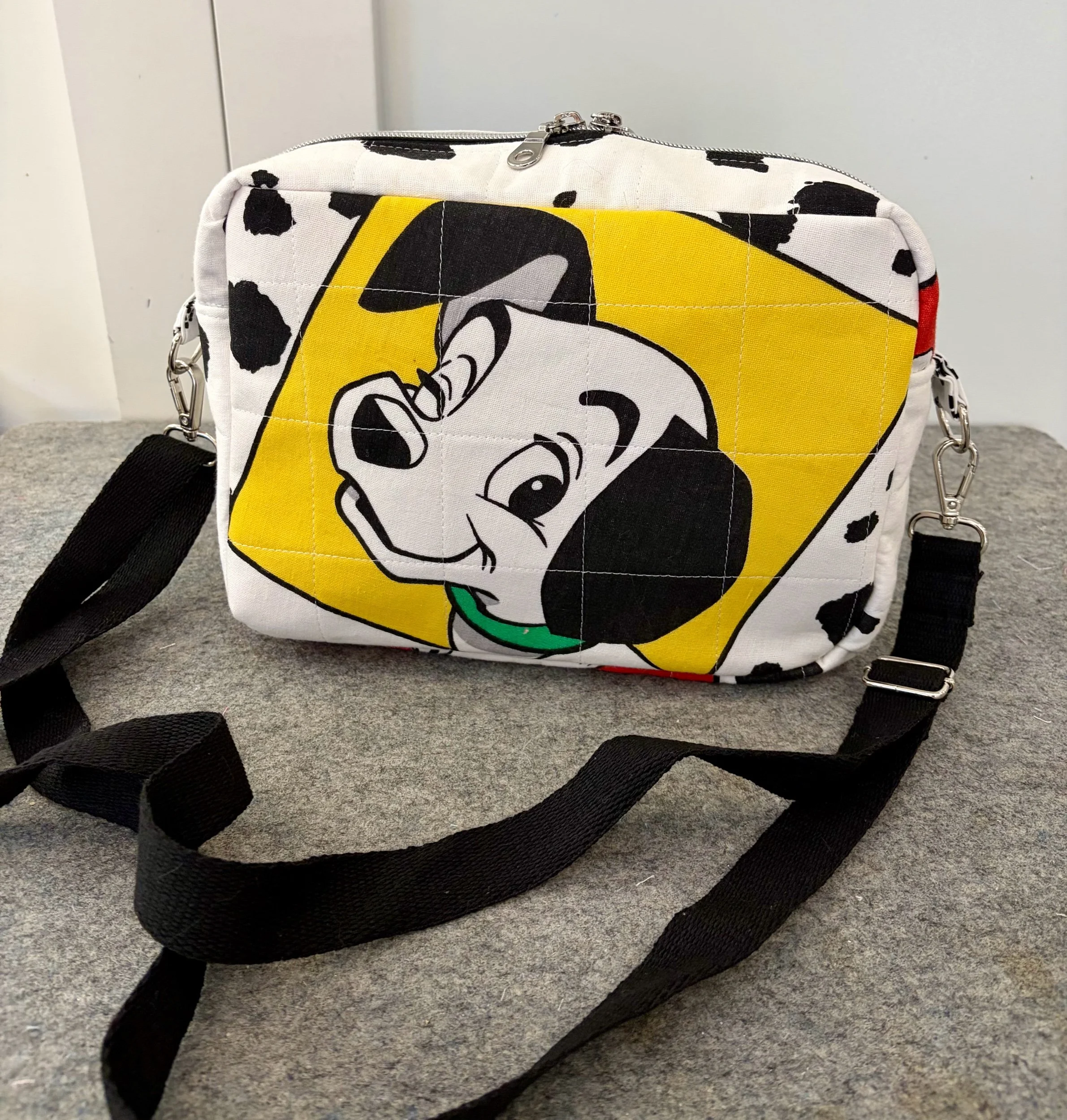 Upcycled Disney 101 Dalmatians Crossbody Bag