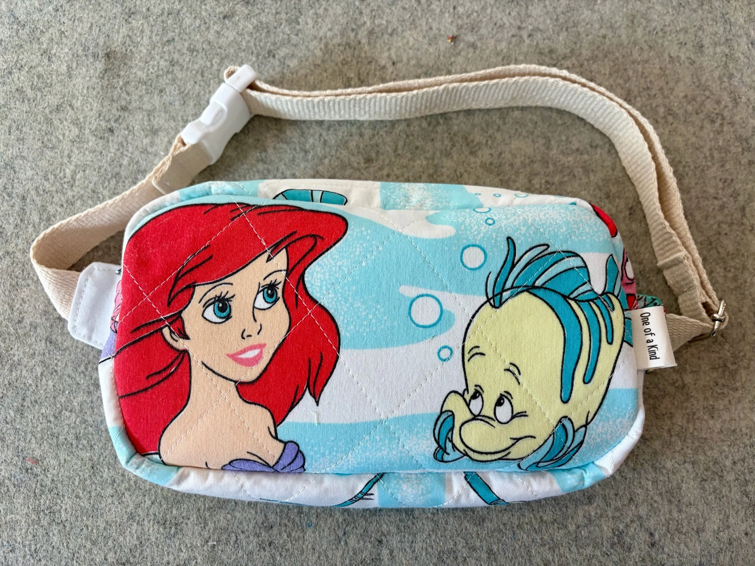 Upcycled Disney The Little Mermaid Fanny Pack