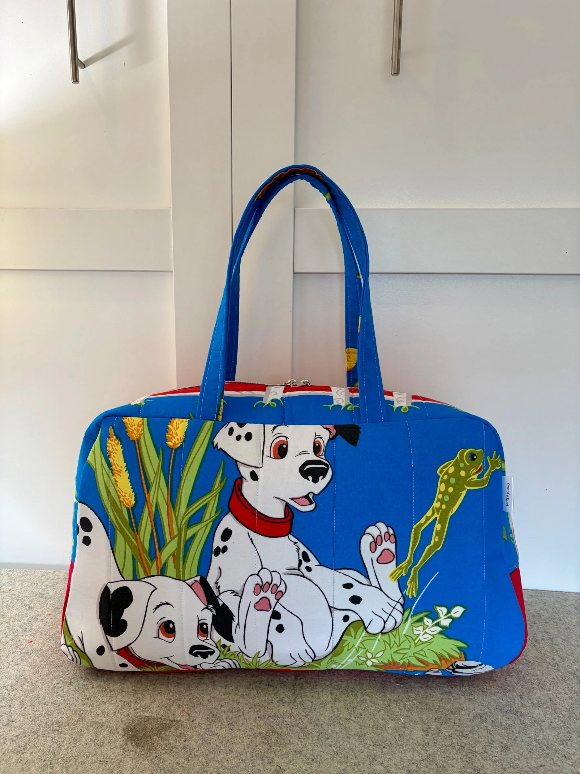 Upcycled Disney 101 Dalmatians Travel Bag