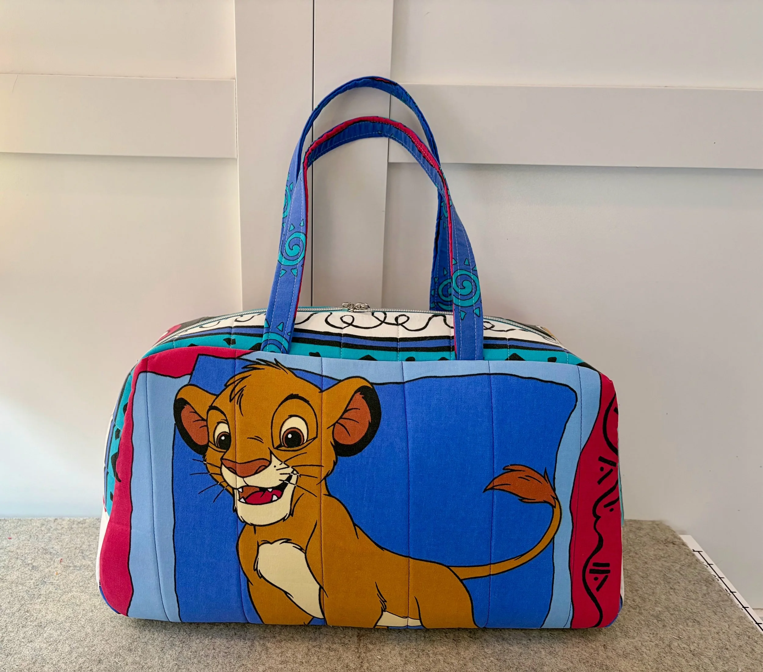 Upcycled Disney The Lion King Travel Bag