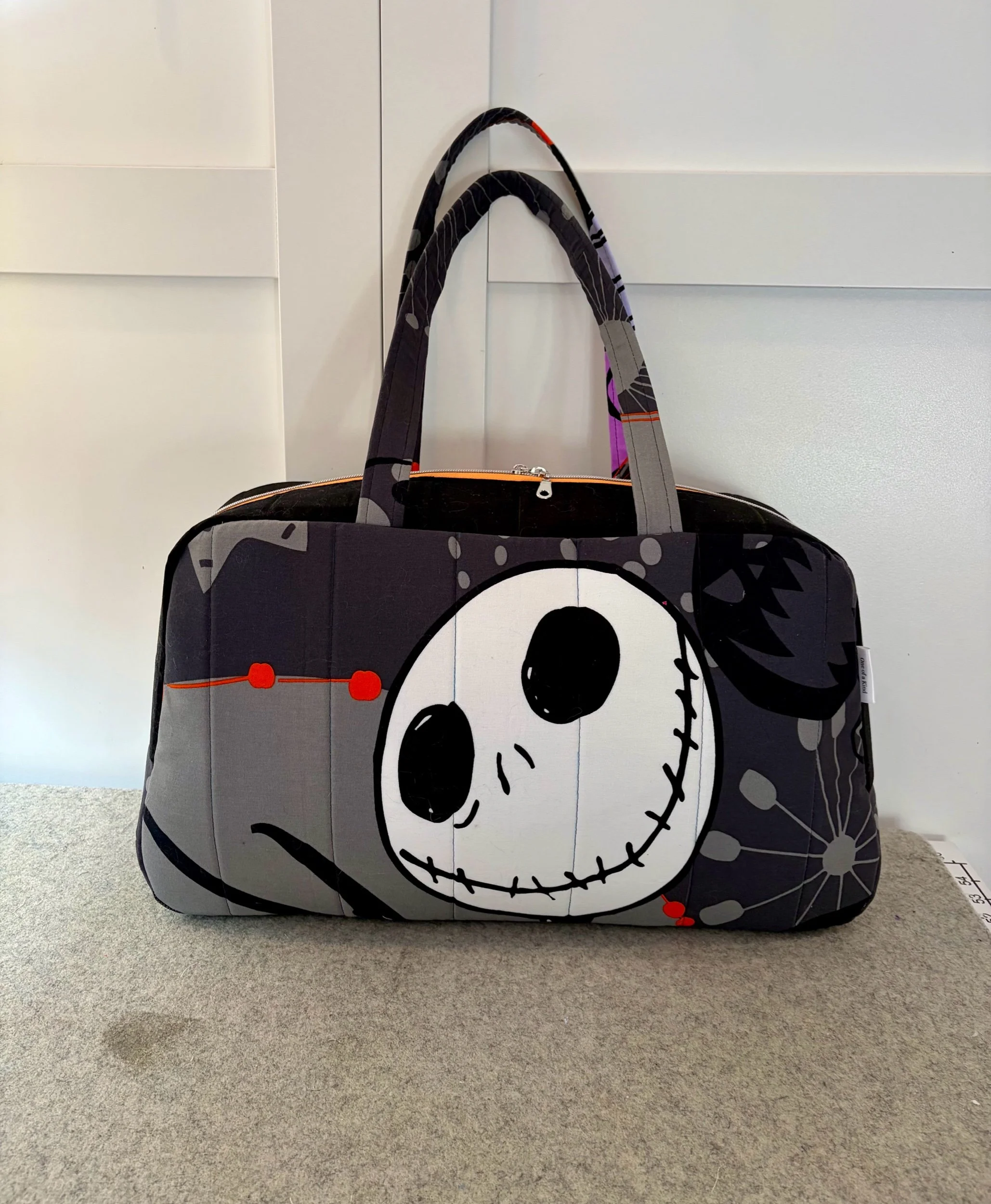 Upcycled Disney Nightmare Before Christmas Travel Bag