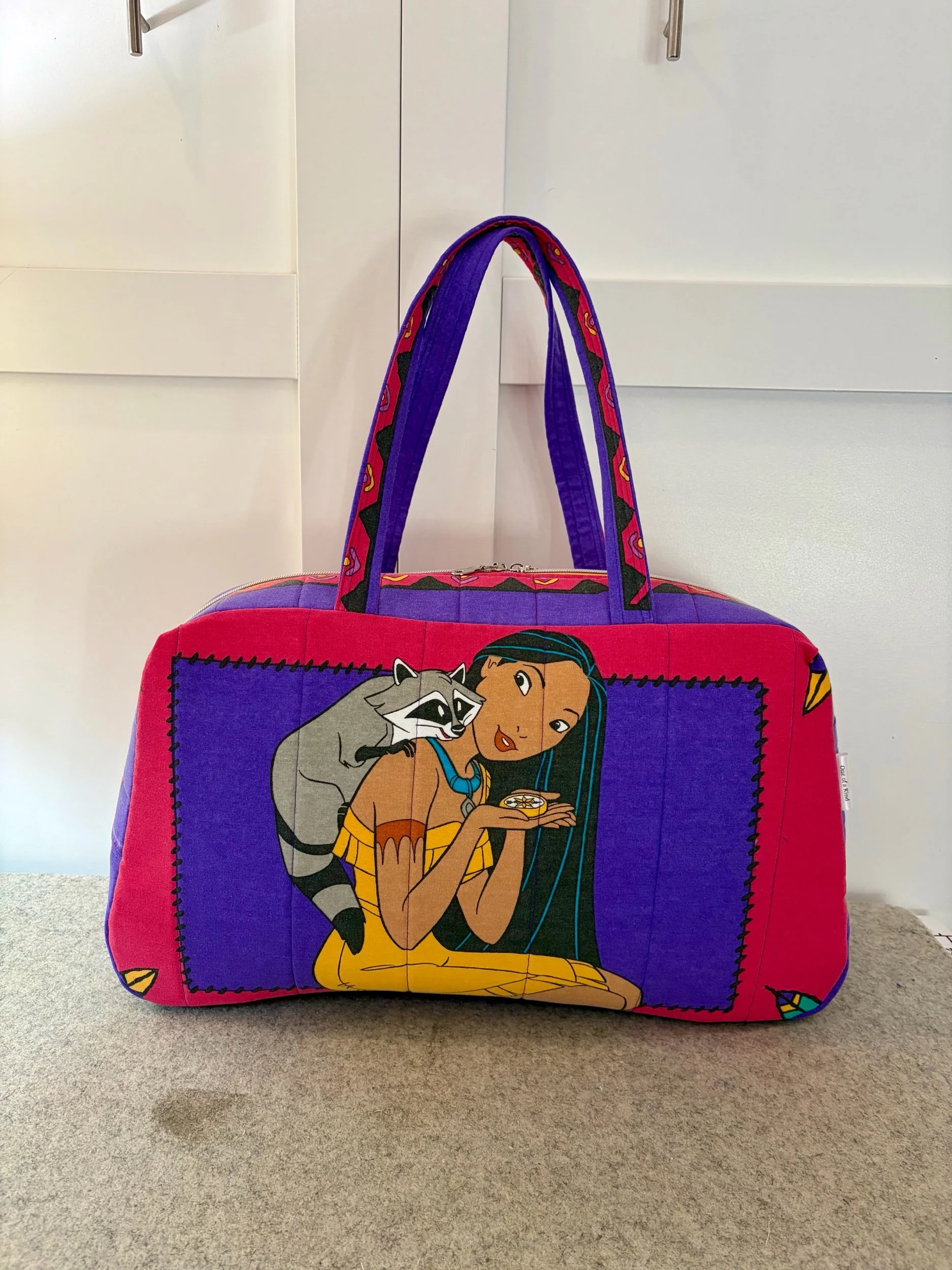 Upcycled Disney Pocahontas Travel Bag