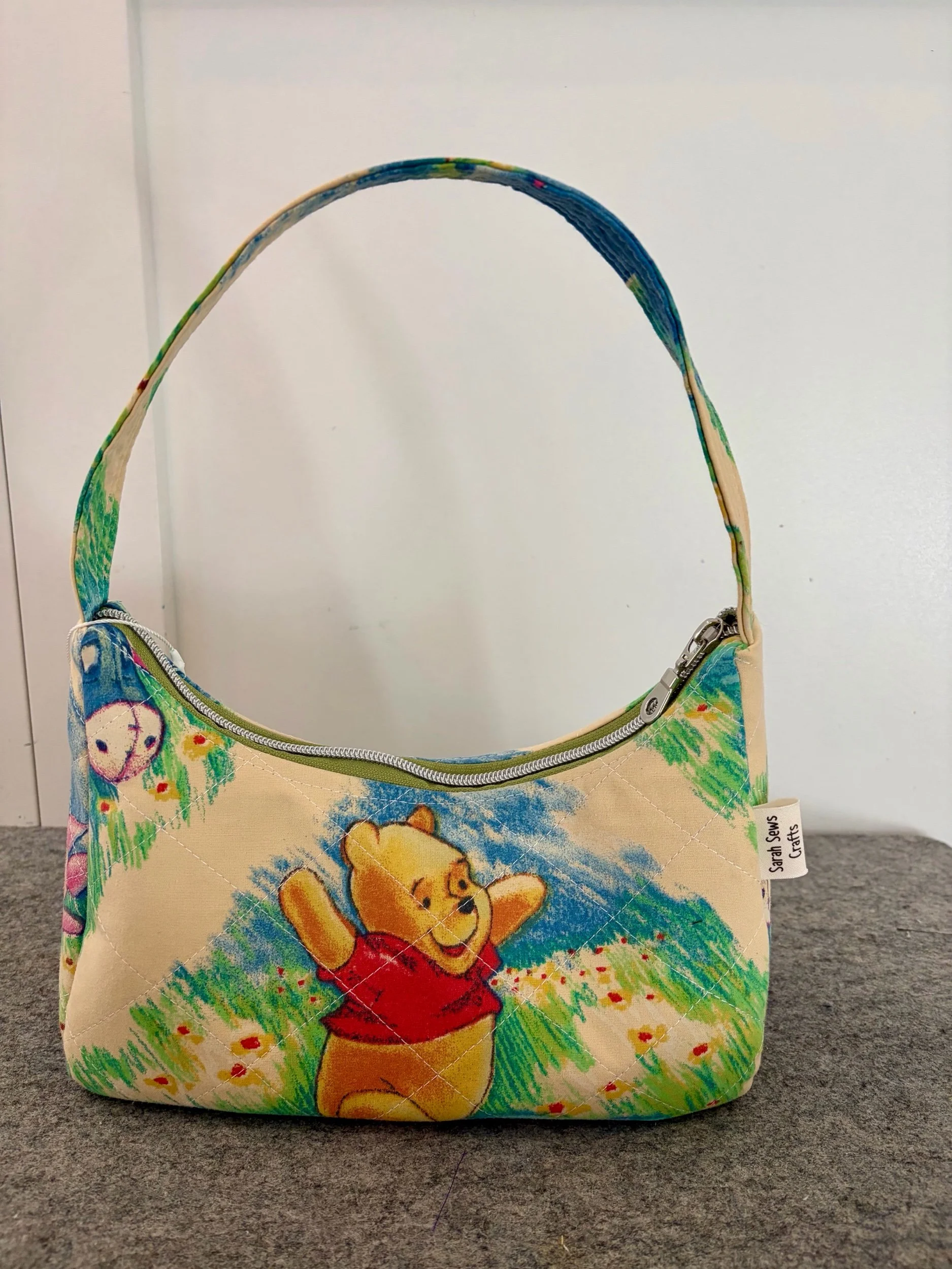 Upcycled Disney Winnie The Pooh Shoulder Bag