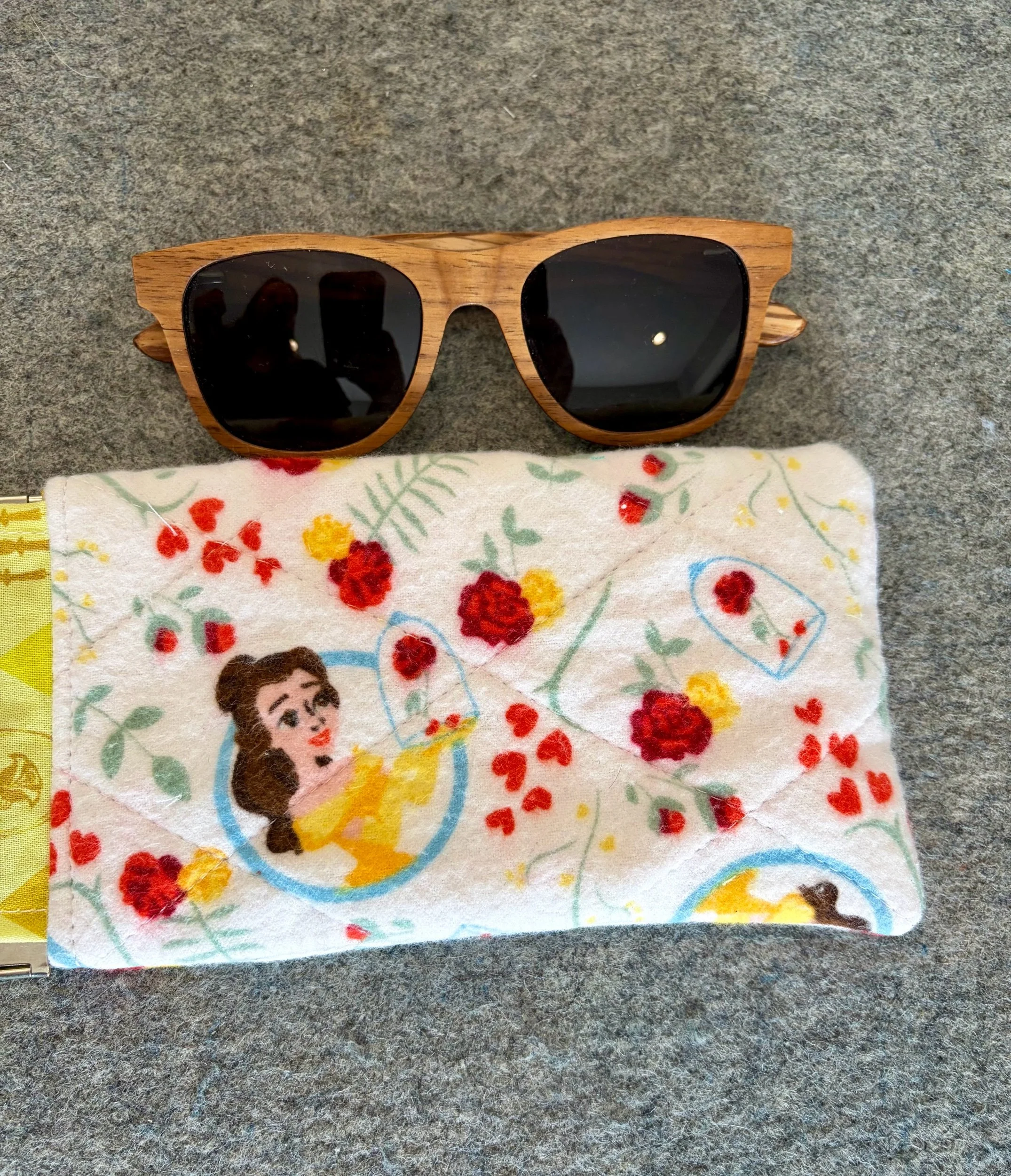 Disney Beauty and the Beast Sunglass Pouch