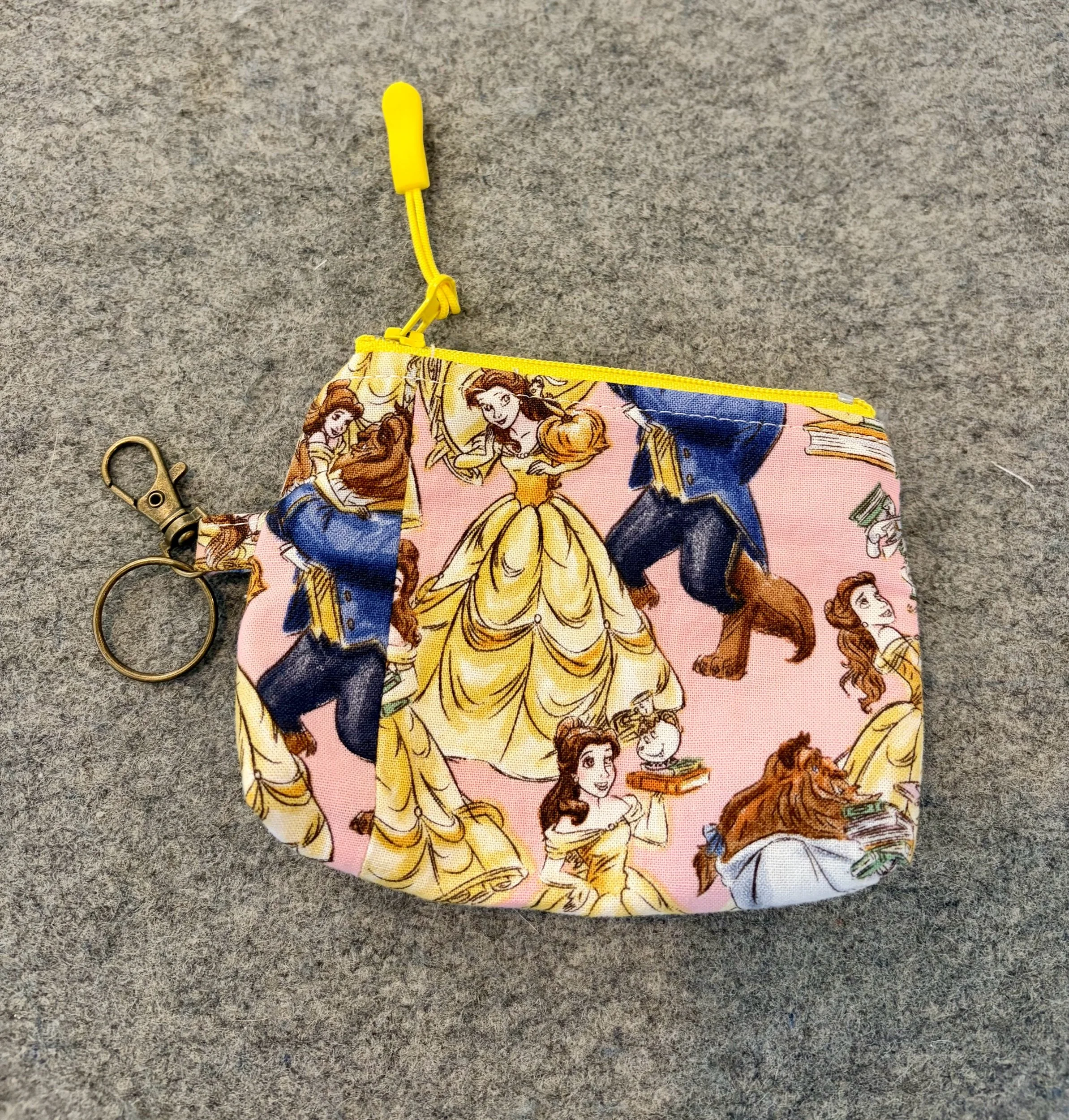 Didn’t Beauty and the Beast Small Zippered Pouch