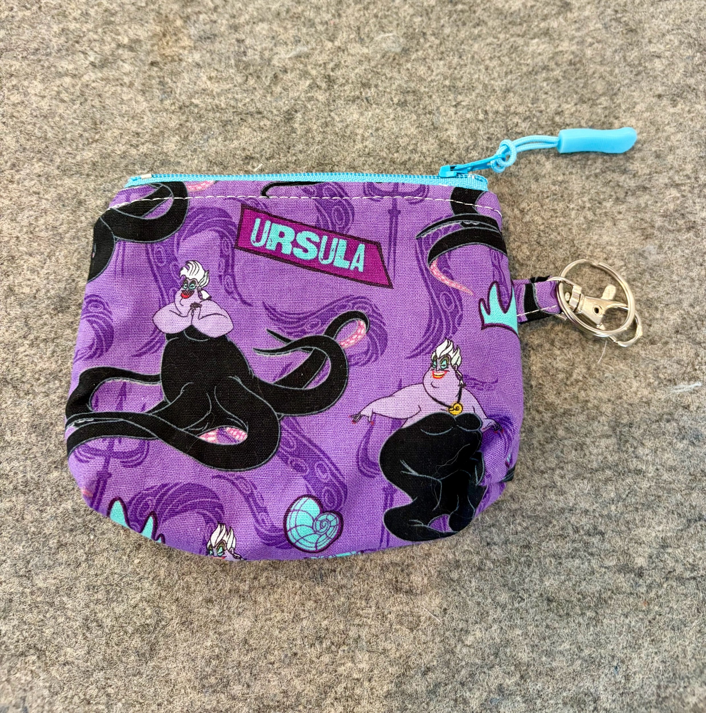 Disney Ursula Small Zippered Pouch