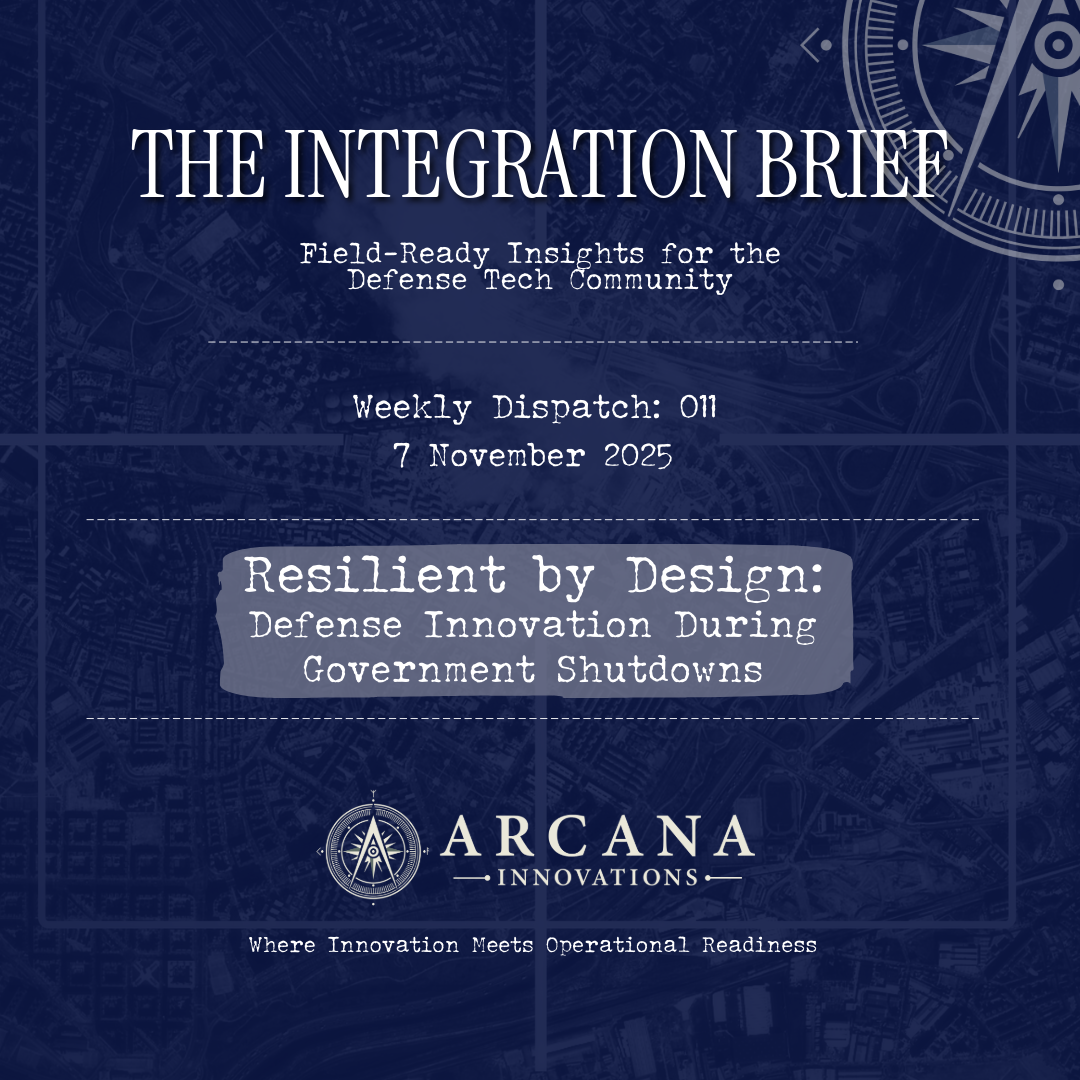 Resilient by Design: Defense Innovation During Government Shutdowns