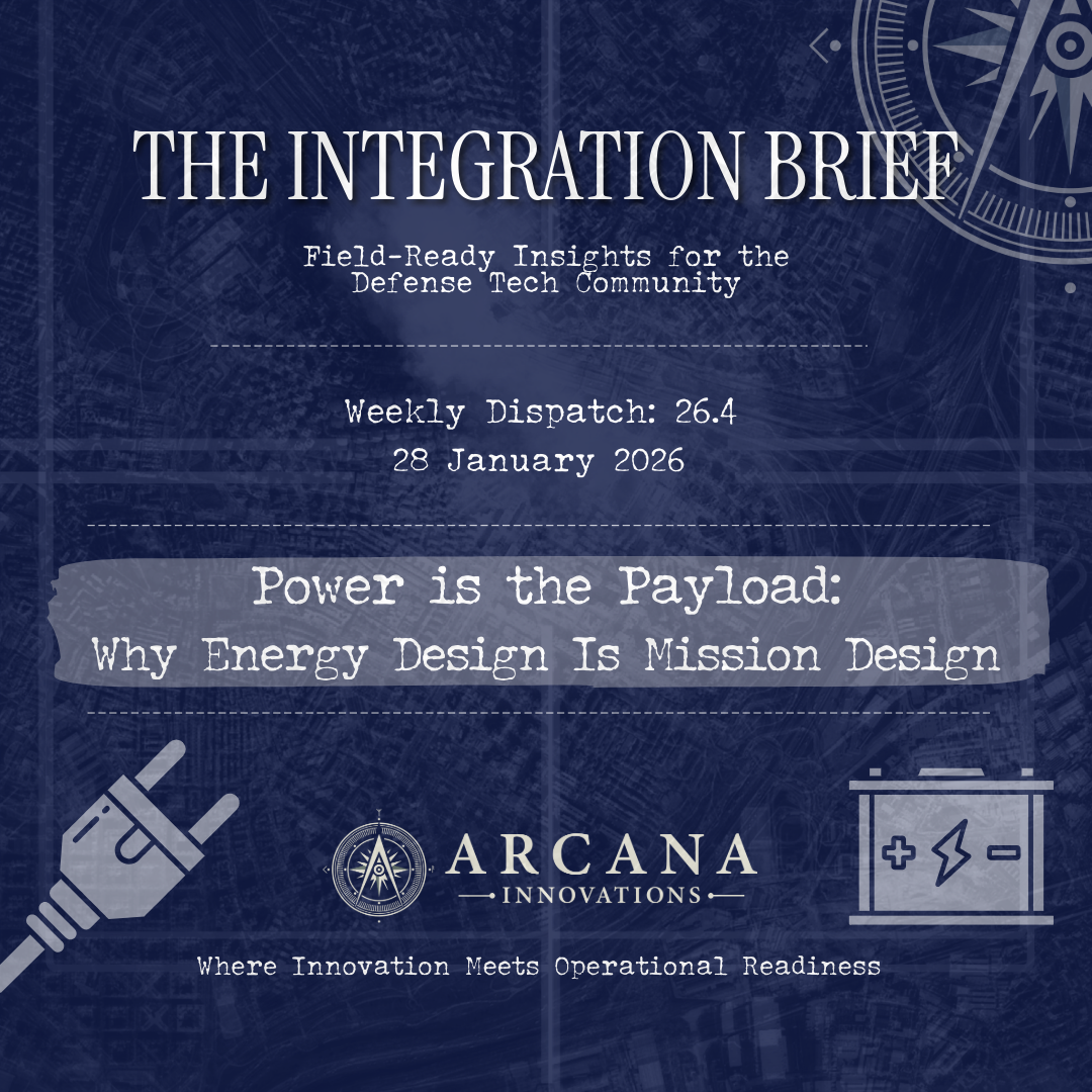 Power Is the Payload: Why Energy Design Is Mission Design