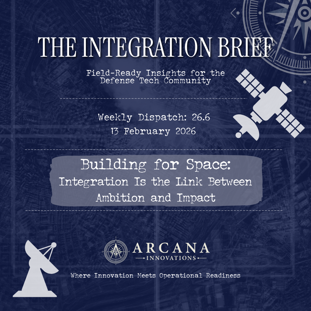 Building for Space: Integration Is the Link Between Ambition and Impact
