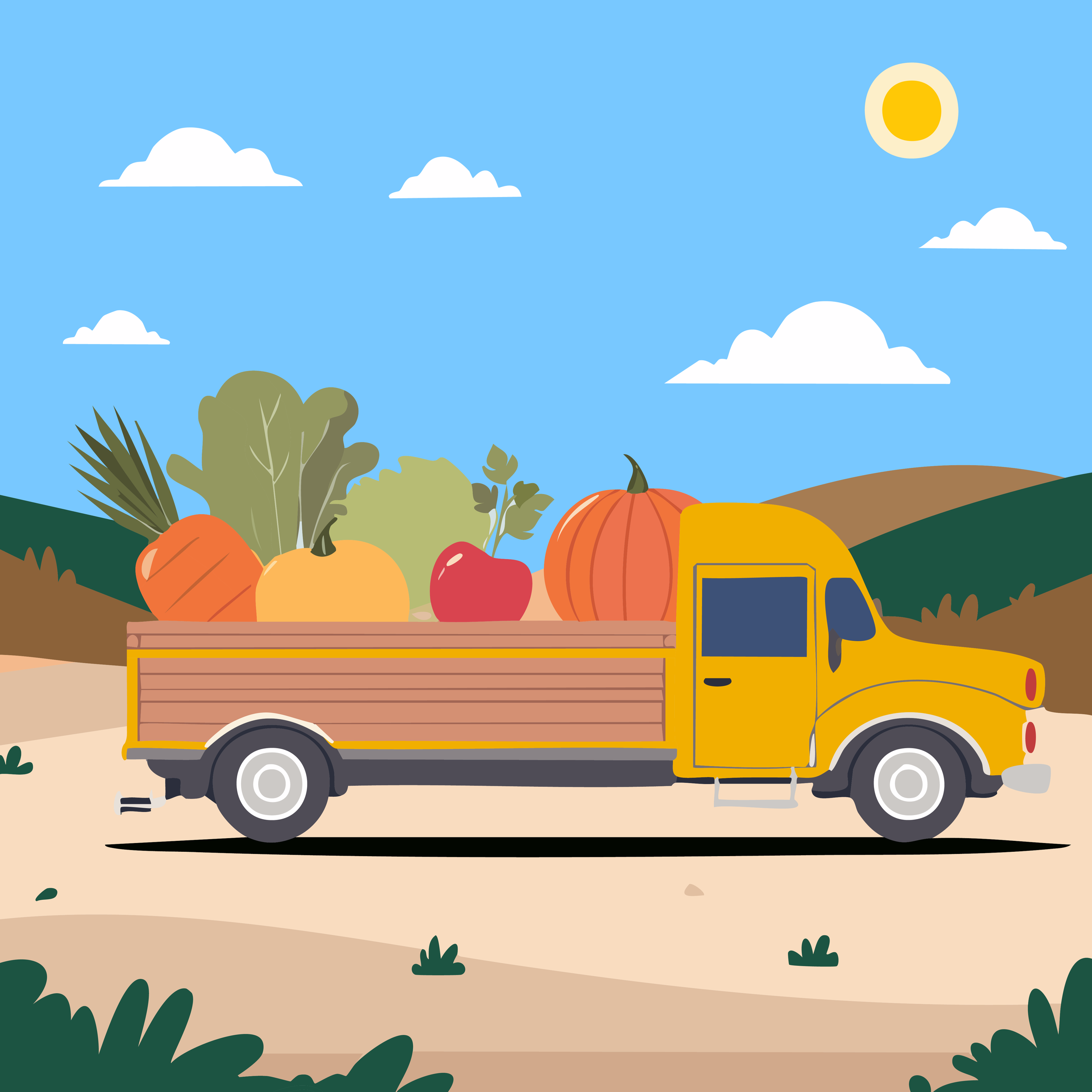 The Farmlink Project: Graphics for website content