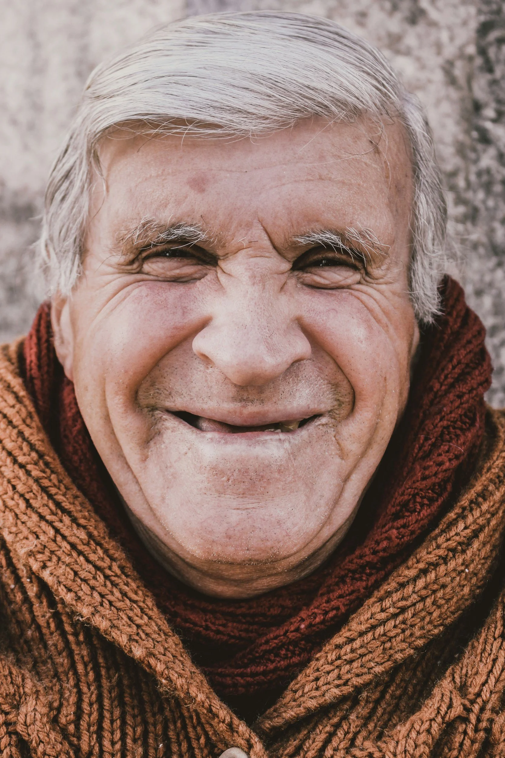 elderly man happy, he can stay home with Aged Carehelp