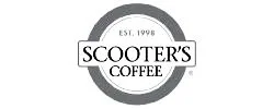 Scooter's Coffee logo with text and circular design