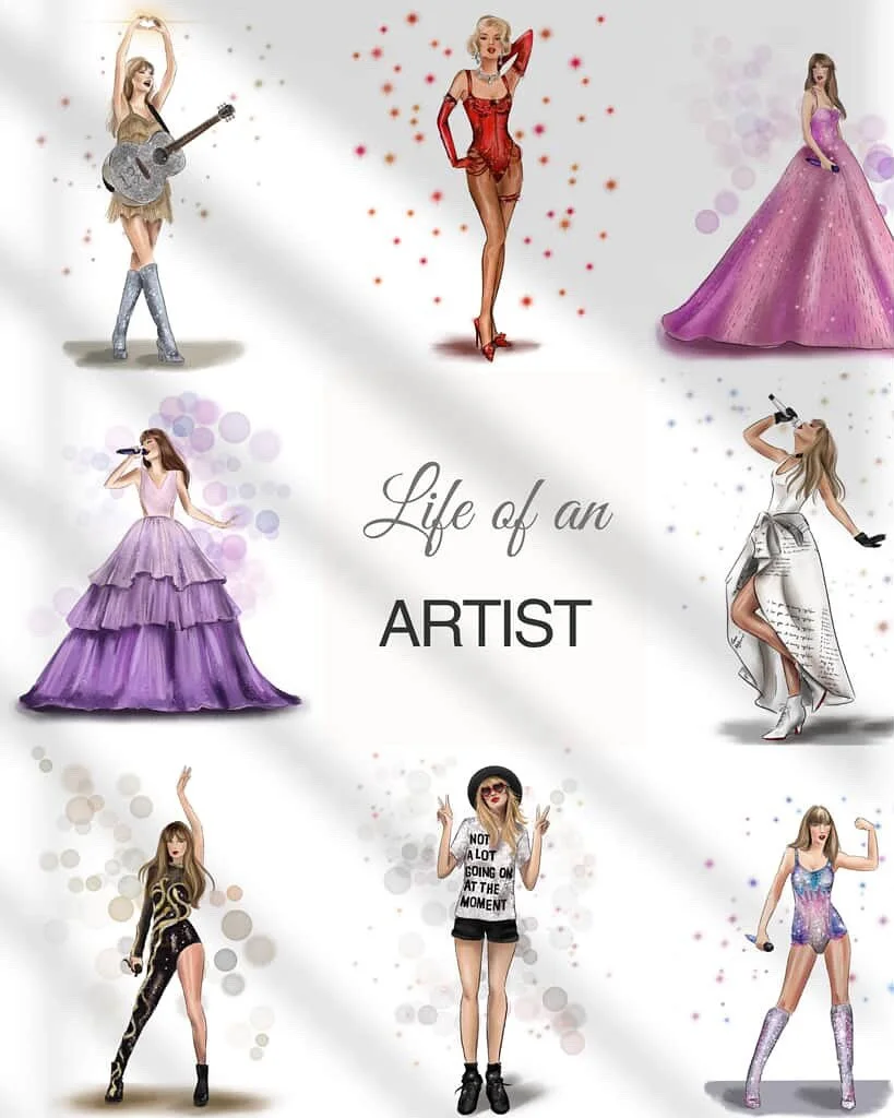 One week into &lsquo;The Life of a Showgirl&rsquo;! Feeling &ldquo;witty and pretty&rdquo; and still finding glitter and sequins around the house. ✨

What a perfect way to celebrate than by shining the spotlight of one of my favorite LA illustrators,