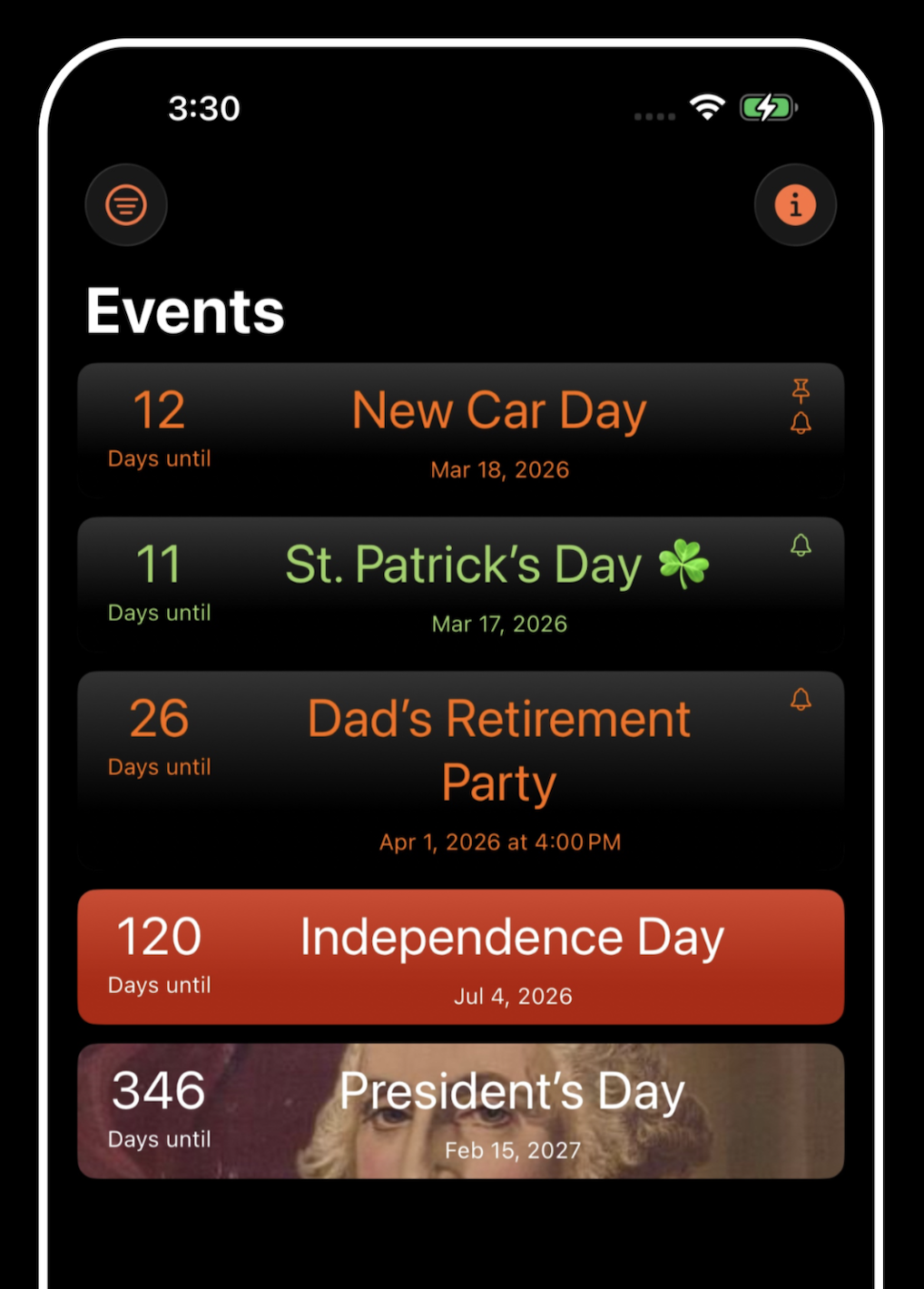 Countdown Central 1.1.0 Released