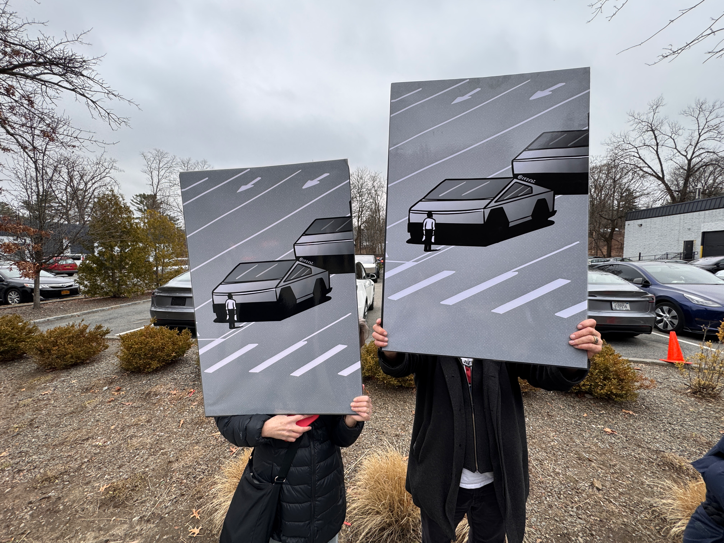 (9) Tesla Takedown - Mt Kisco NY - 03/15/2025