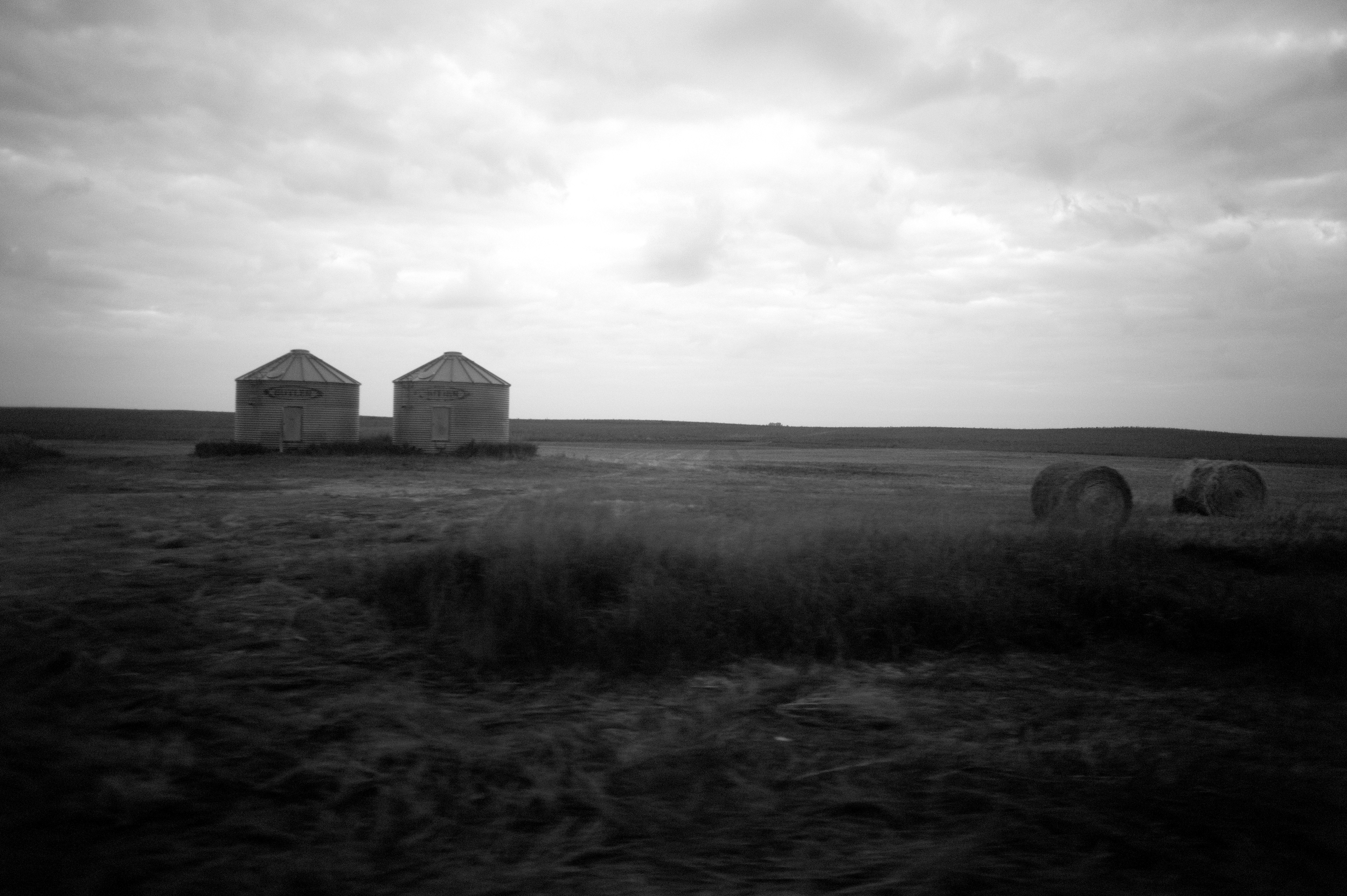 (15) Haybales of North Dakota - “Empire Builder” Westbound