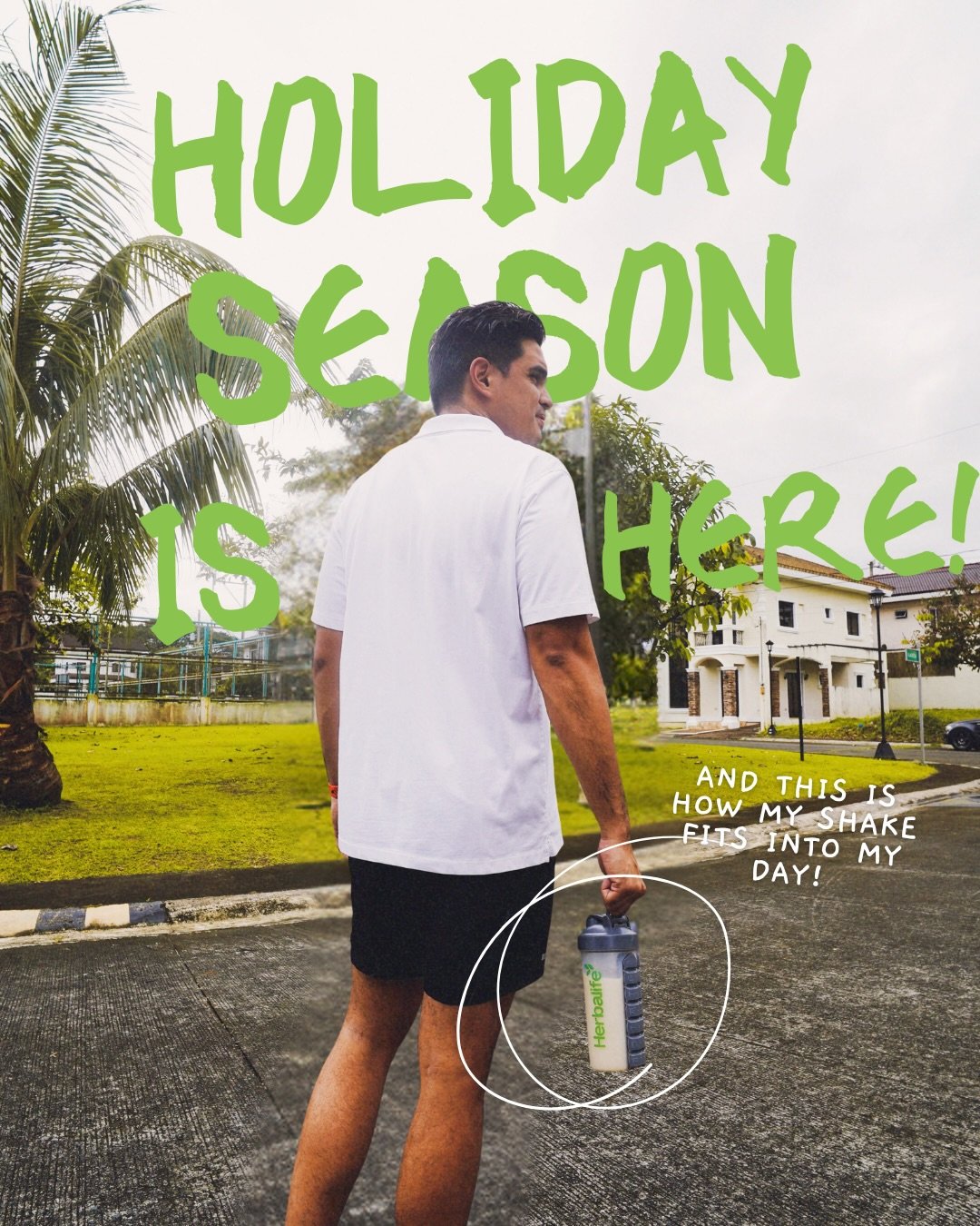 Holiday season together with @herbalifephofficial 

I just know that my shake always somehow fits right into the routine. Simple lang, pero malaking tulong lalo na ngayon na ang dami nating ginagawa this December. 🎄

&rsquo;Tis the season to stay fu