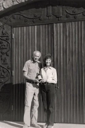 Diamond Creek Vineyards founders Al and Boots Brounstein at the winery