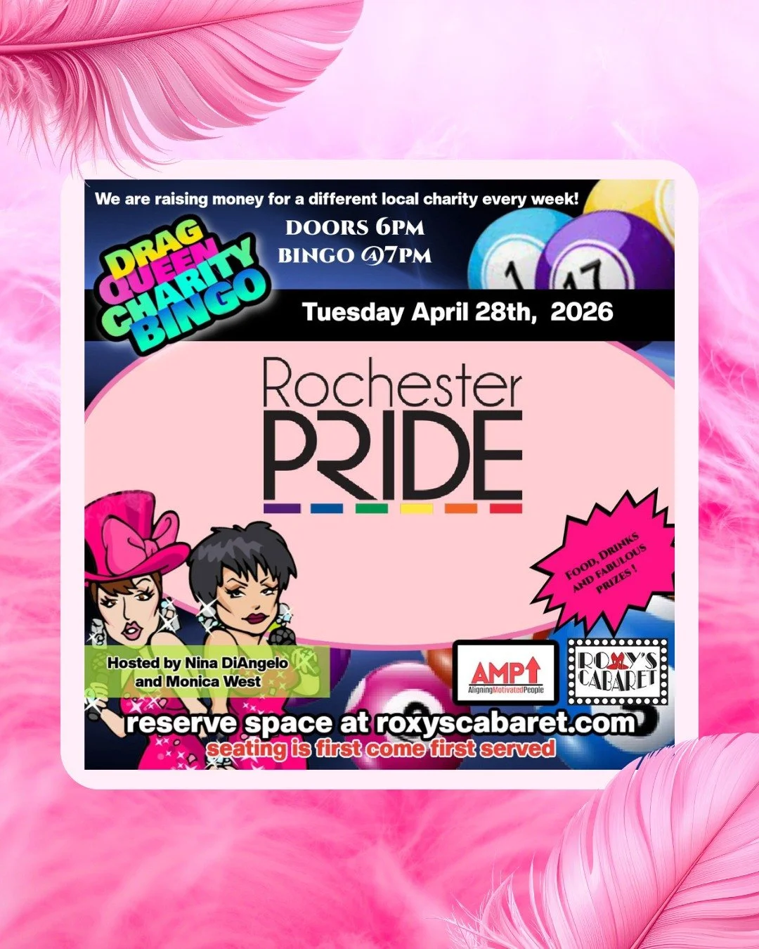 Roxy’s Cabaret Charity Bingo