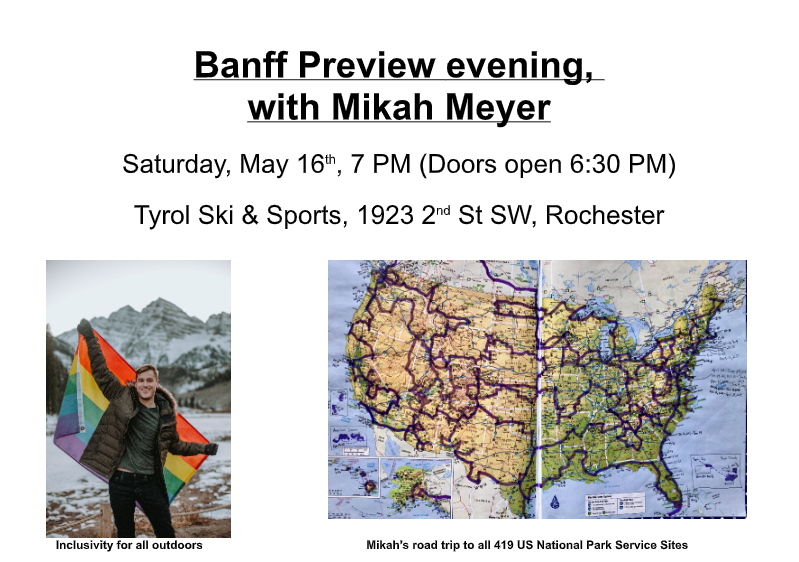 Banff Preview Evening with Mikah Meyer