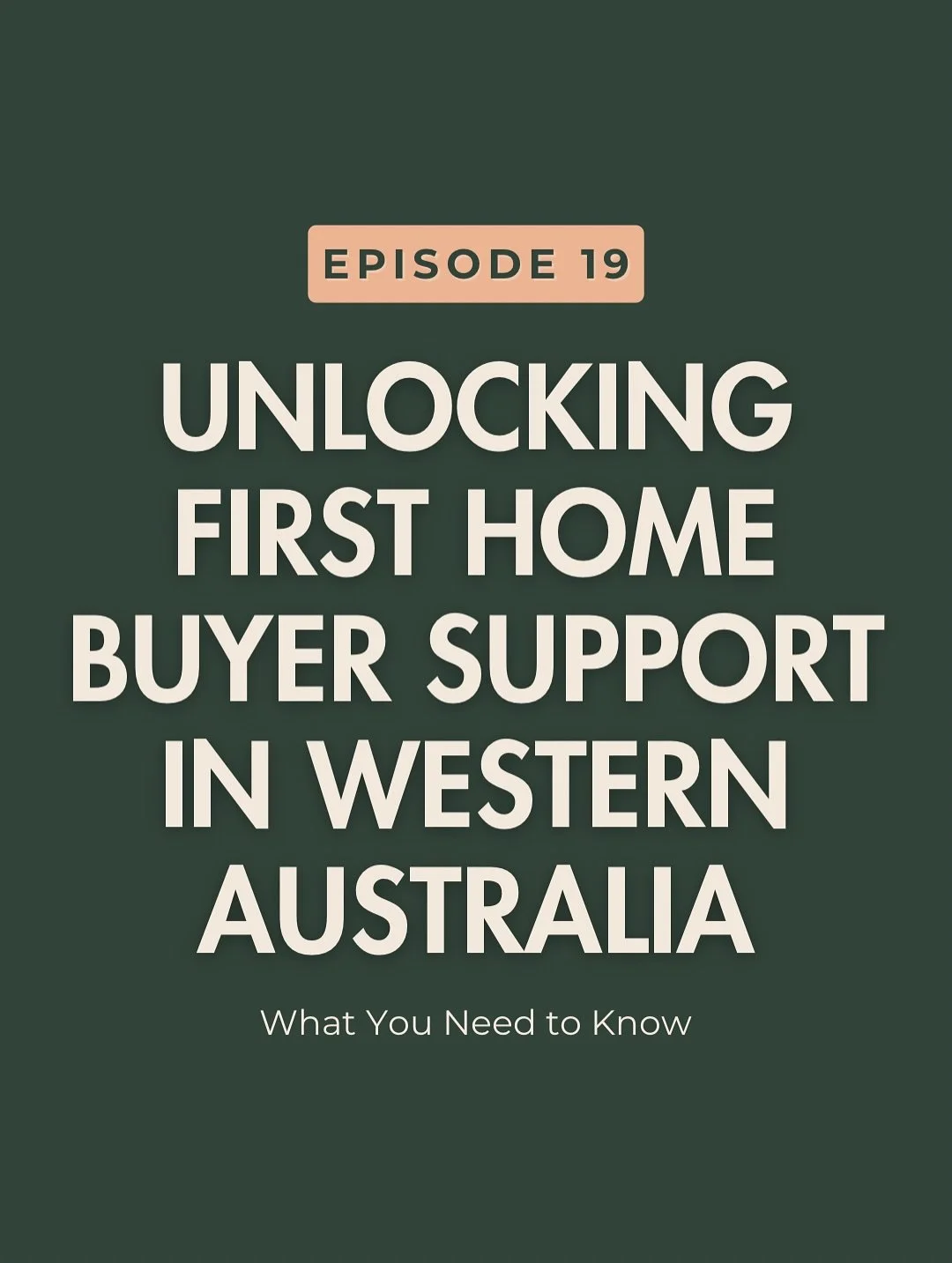 Buying your first home in Western Australia?
&nbsp;
From stamp duty savings to the $10K First Home Owner Grant, the First Home Guarantee Scheme and Keystart&rsquo;s shared ownership program, there&rsquo;s plenty of support available. The key is knowi
