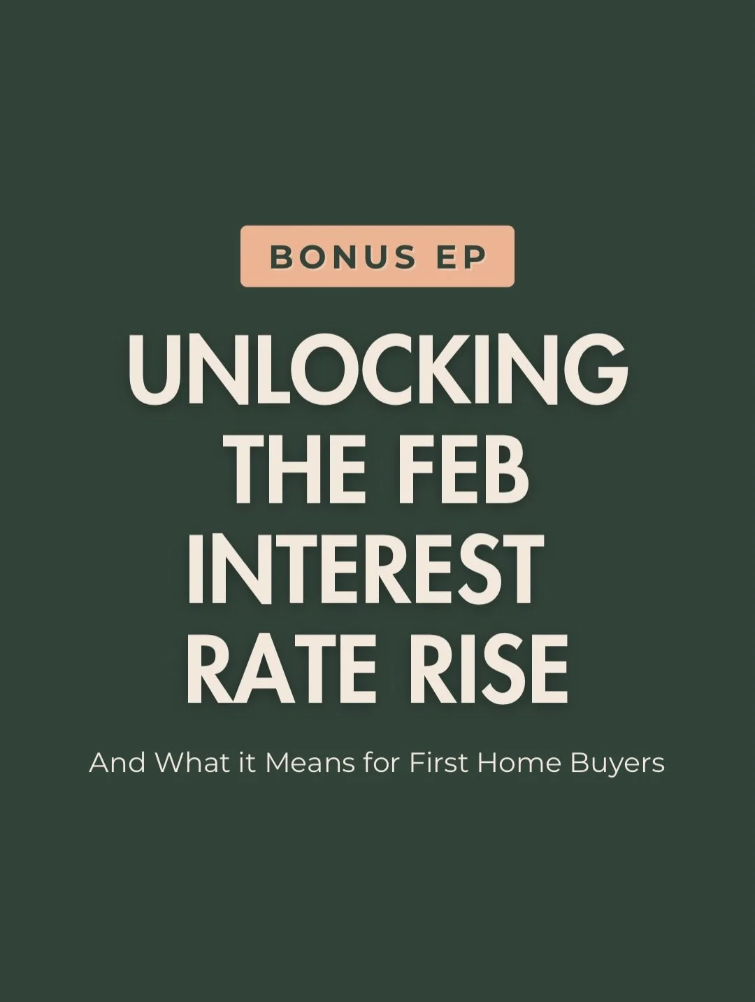 There was an interest rate rise announced in the first week of February. Let&rsquo;s talk about what this actually means for you as a first home buyer.
 
Rate changes can feel overwhelming, but they&rsquo;re a normal part of having a mortgage. What m