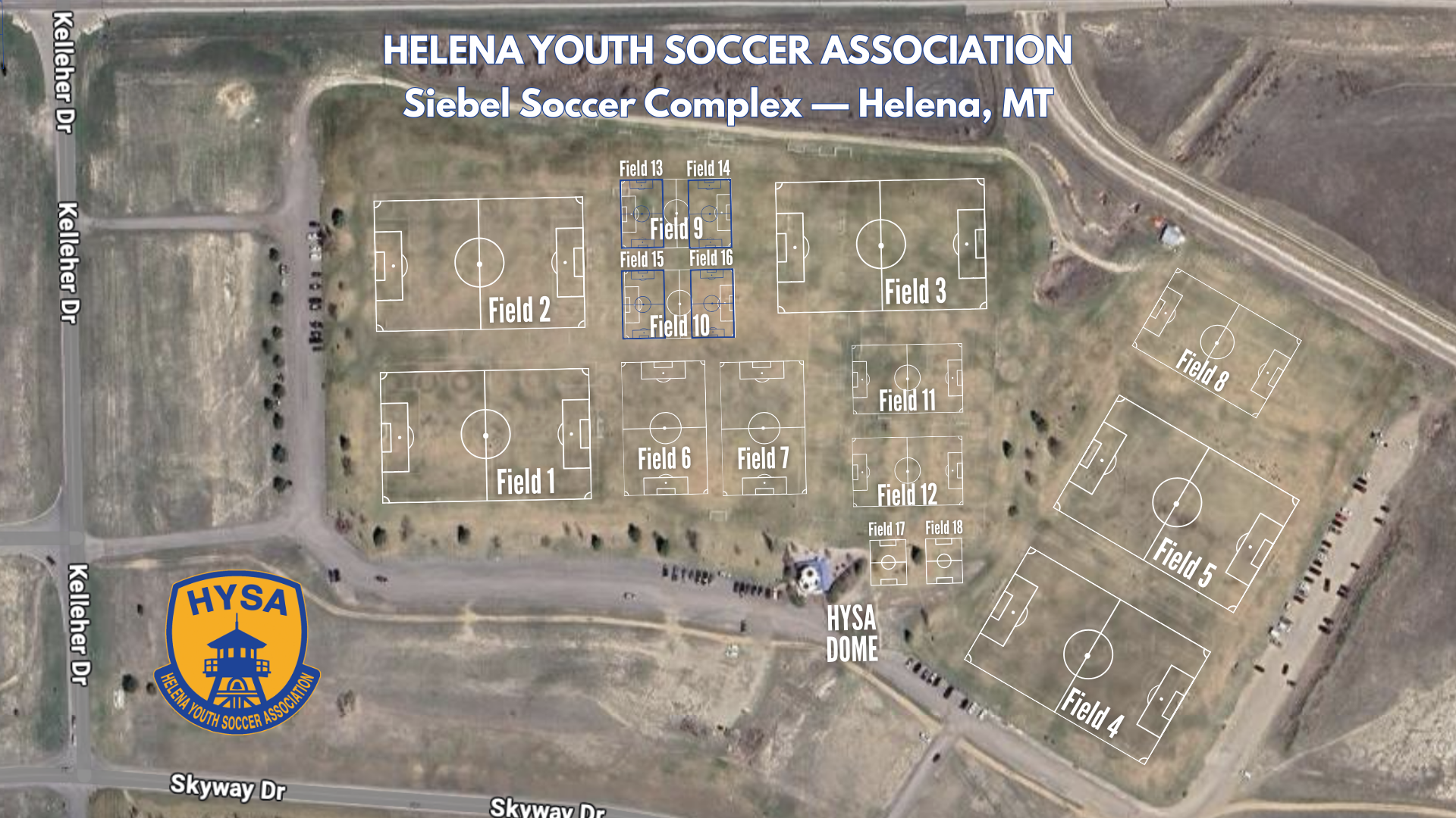 Scsa Field Map Siebel Soccer Complex — Helena Youth Soccer Association