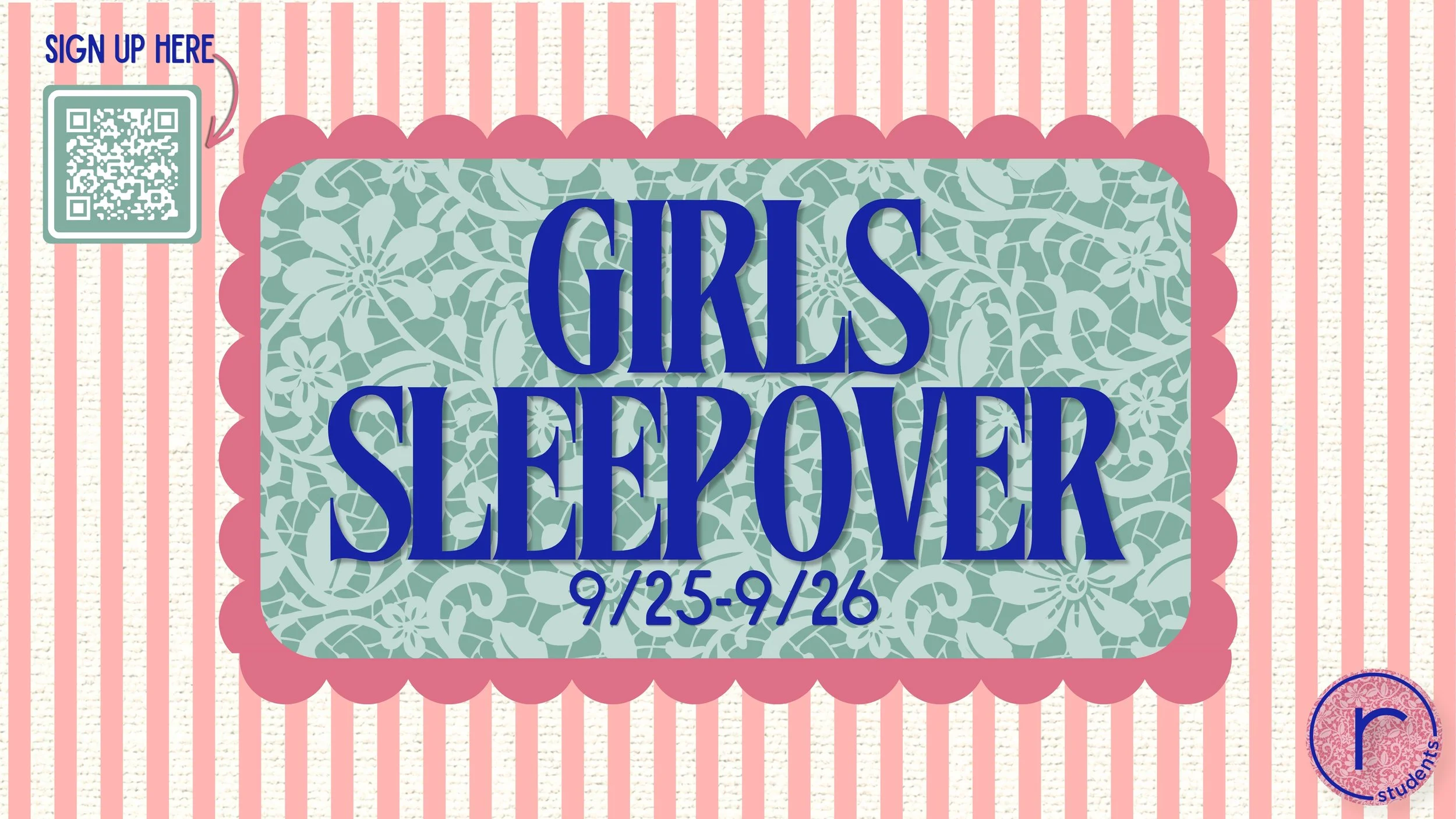 RB Youth Girls Sleepover