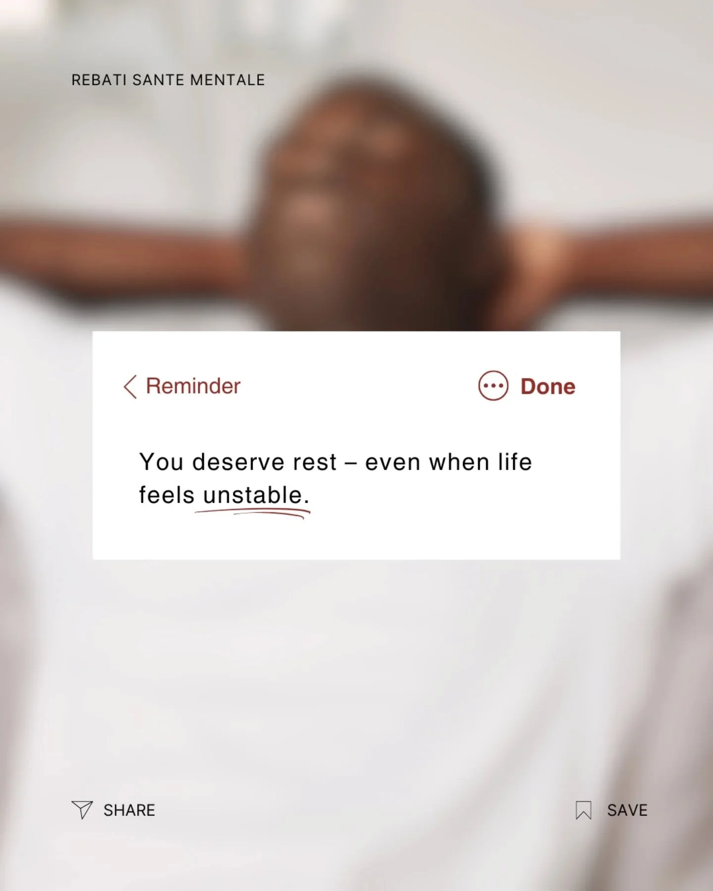 Rest is not a luxury &mdash; it is a need.
Even when life feels uncertain, small gentle moments can bring your mind back home.

Try this today: 
&bull; Sit in silence for 2 minutes
&bull; Pray, hum, or sing softly
&bull; Drink warm tea mindfully
&bul