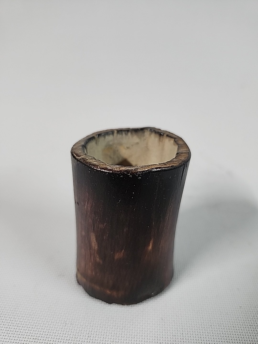 Handcrafted Burnt Wood Pot
