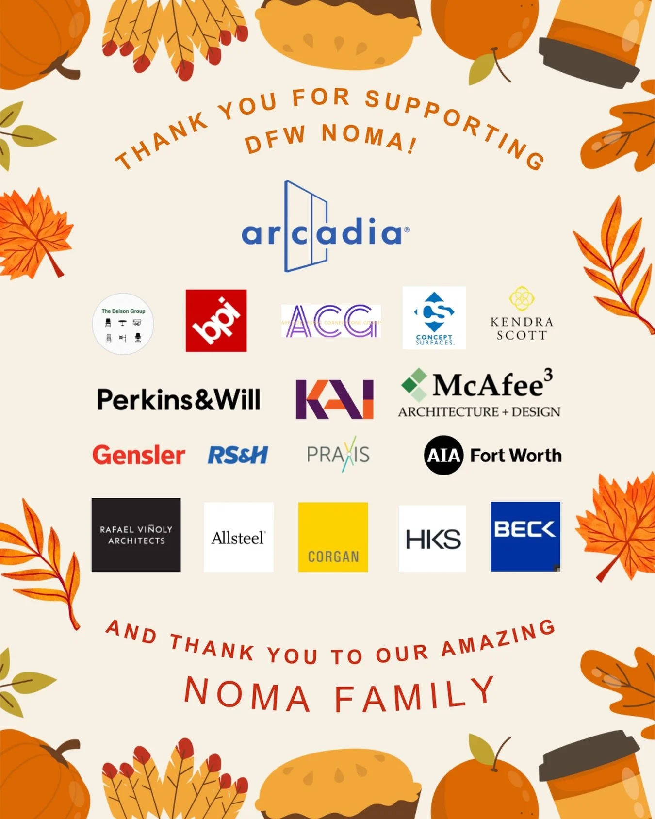 Today we are thankful for our amazing supporters and our wonderful DFW NOMA community!
#thankful #noma #dfwnoma