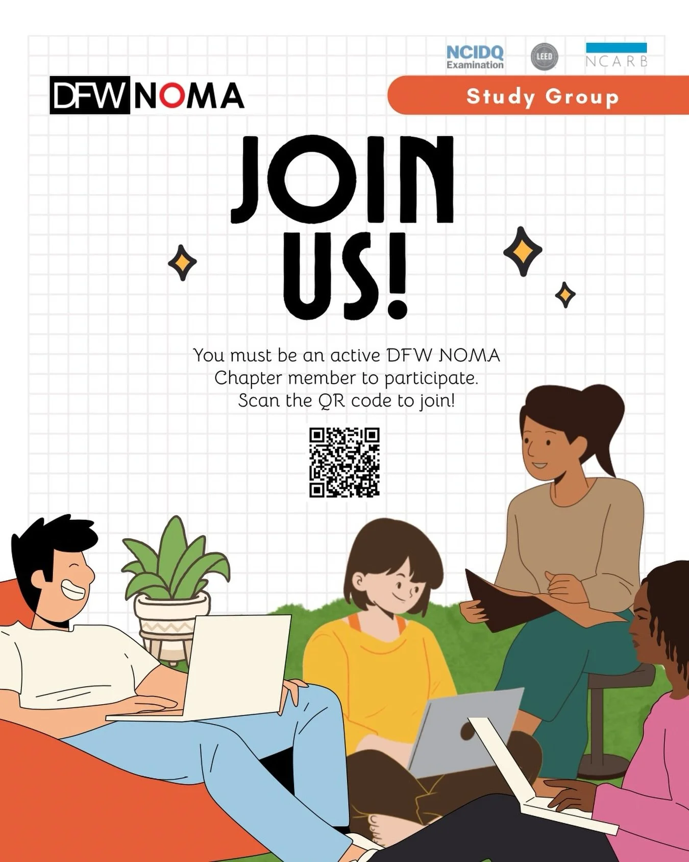 Calling all DFW NOMA members on the road to licensure and certification! We are proud to launch the DFW NOMA Study Group. Team up with members to share resources, prep and keep one another accountable. This group is only open to current DFW NOMA memb