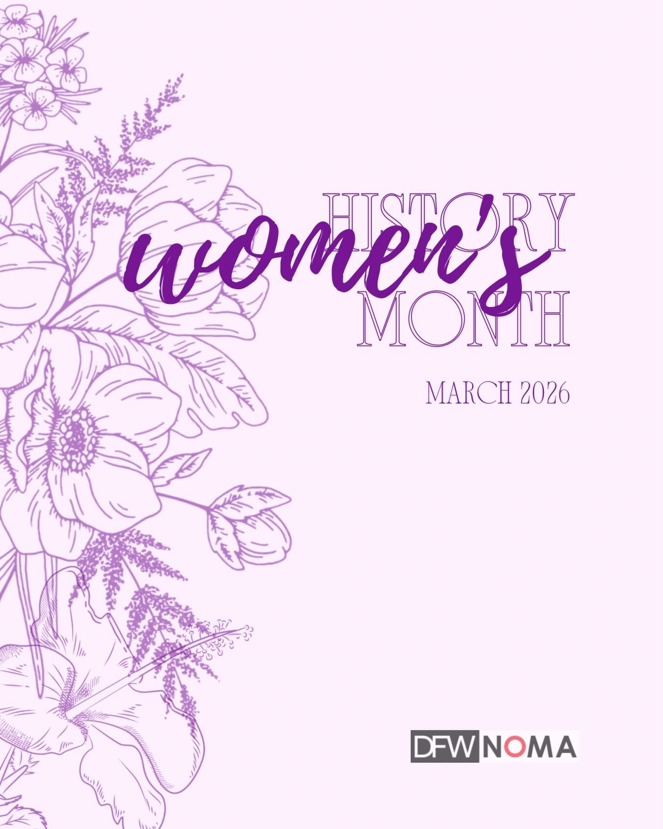 DFWNOMA Celebrates Women&rsquo;s History Month by honoring the women who design and build our world! 💐 In celebration of the invaluable contributions of women in our organization and the AEC industry, we are launching a short, anonymous survey to ce