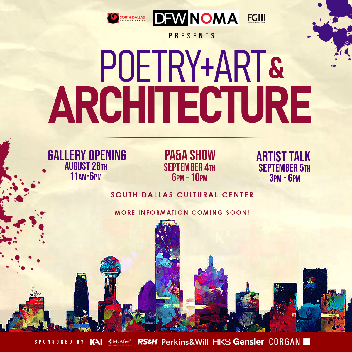 POETRY, ART &amp; ARCHITECTURE SHOW