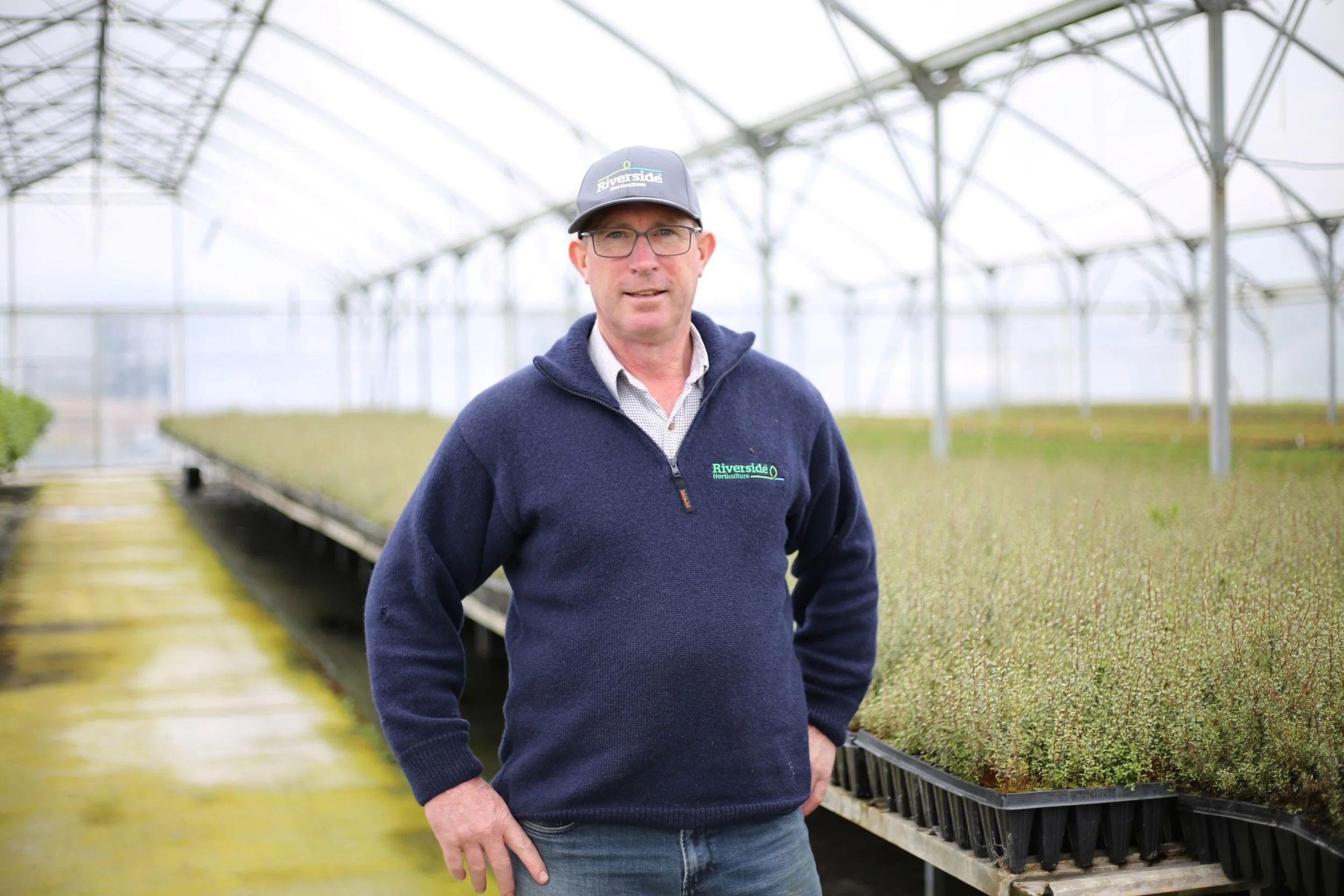 Andrew Dartnall director and 6th generation manager at Riverside Horticulture