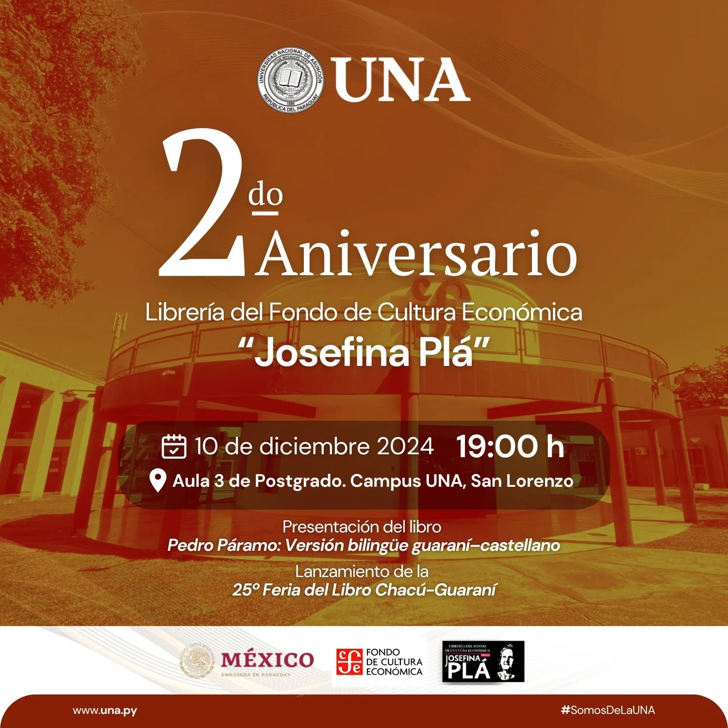Segundo Aniversario de la librería del Fondo de Cultura Económica "Josefina Plá"