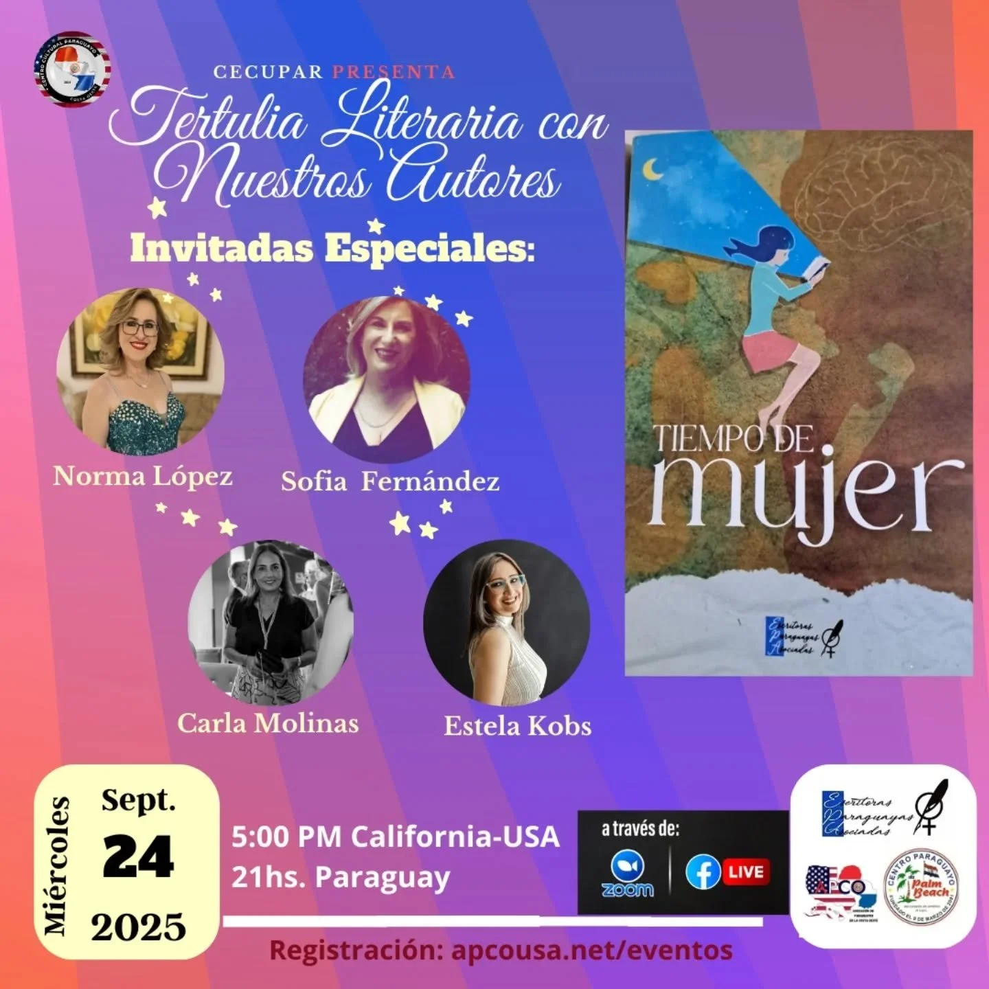 Tertulia literaria en la costa oeste