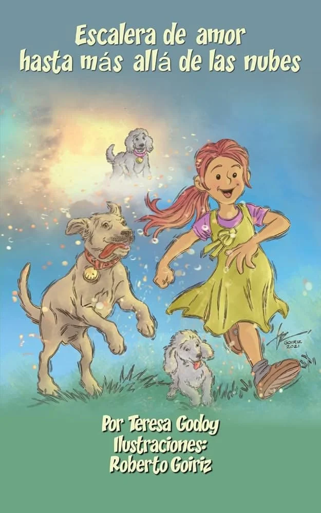 Escalera de amor hasta más allá de las nubes