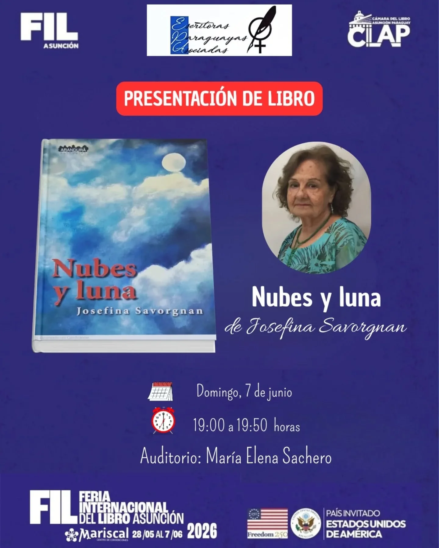 Nubes y Luna, de Josefina Savorgnan