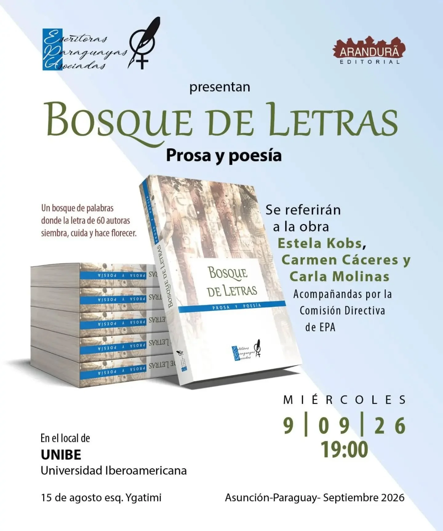 Bosque de letras, libro colectivo de EPA