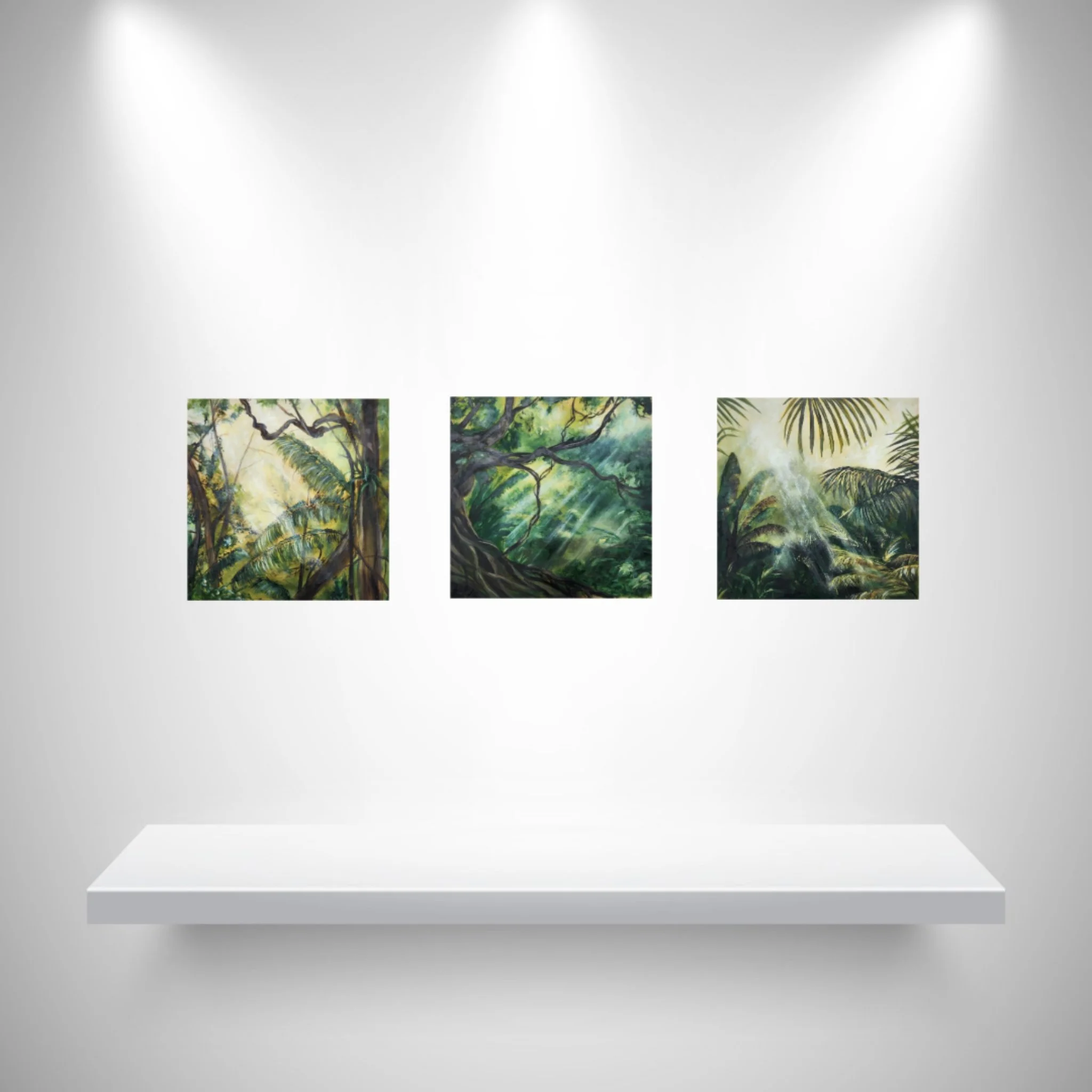 "Mystical sun kissed forest views"