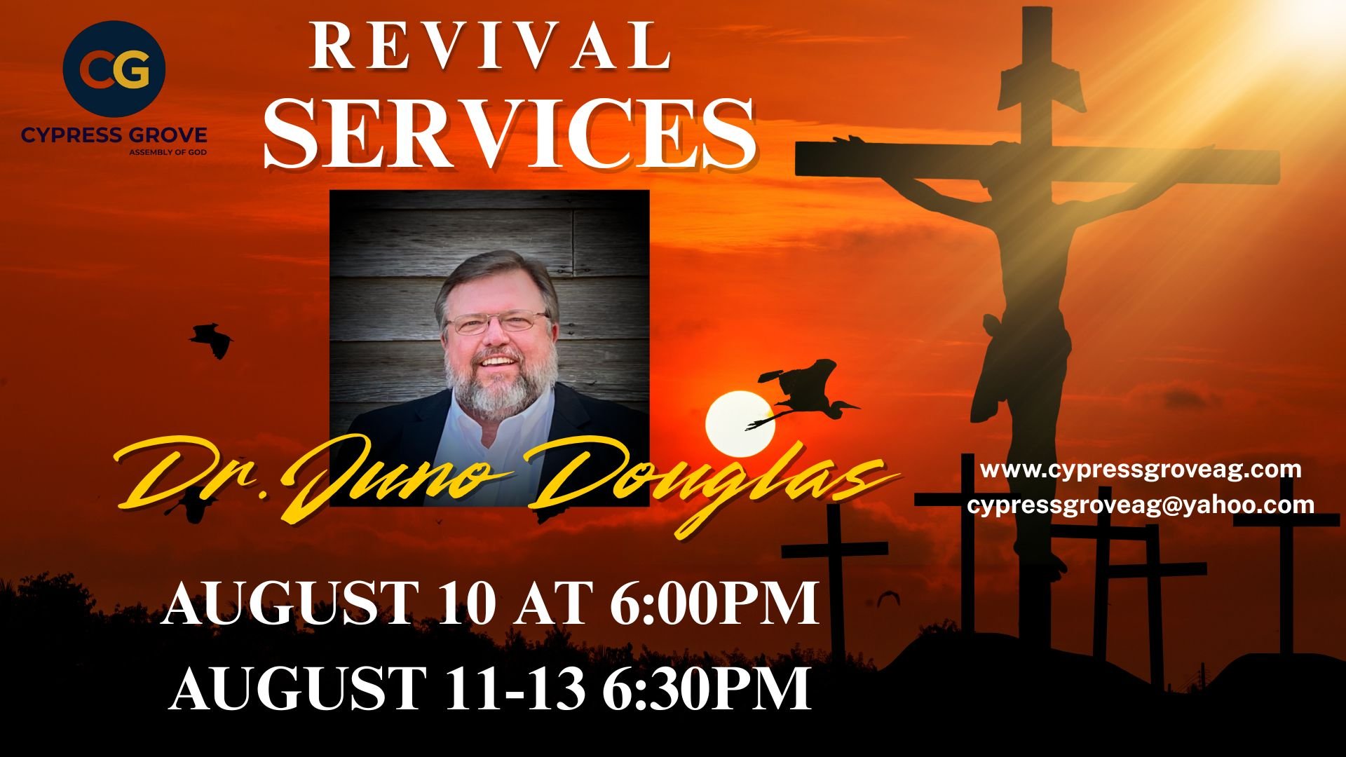 Revival Services Sunday with Dr Juno Douglas