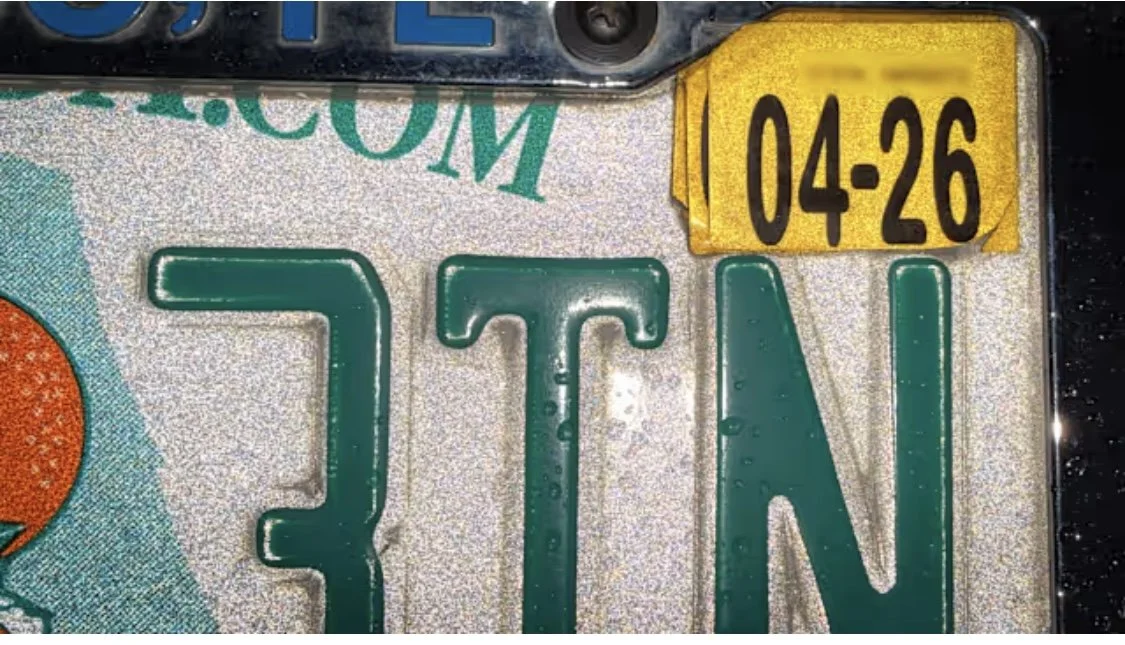 Florida Tax Collector Proposes Eliminating Yellow Registration Decal
