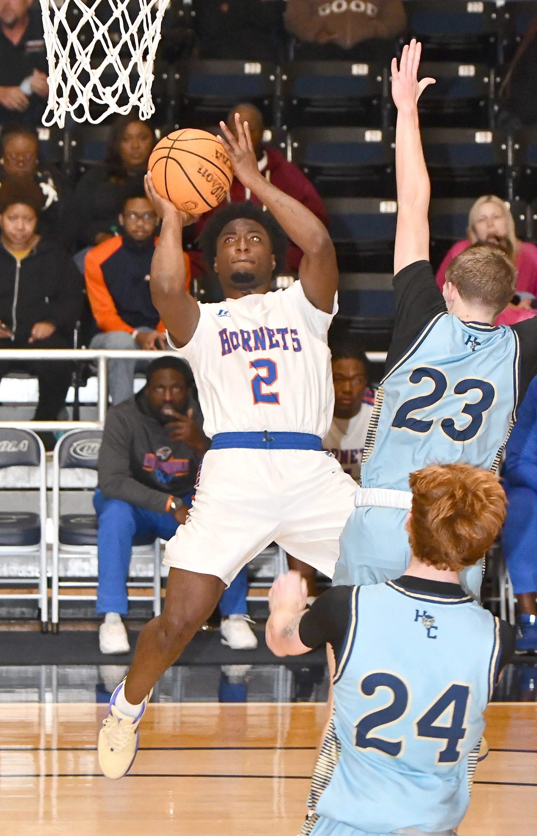 cottondale holmes county Tramond Collins Cottondale’s Tramond Collins takes a two-point shot.