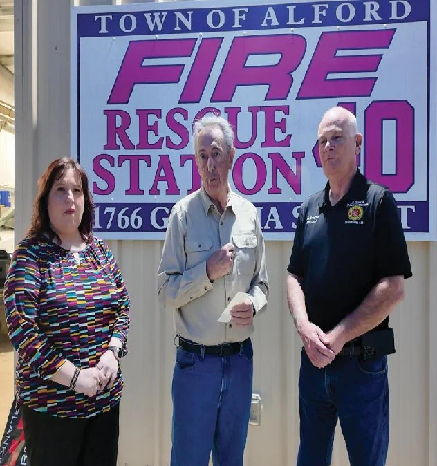 Alford Community Organization Funds Specialized Fire Blanket for VFD