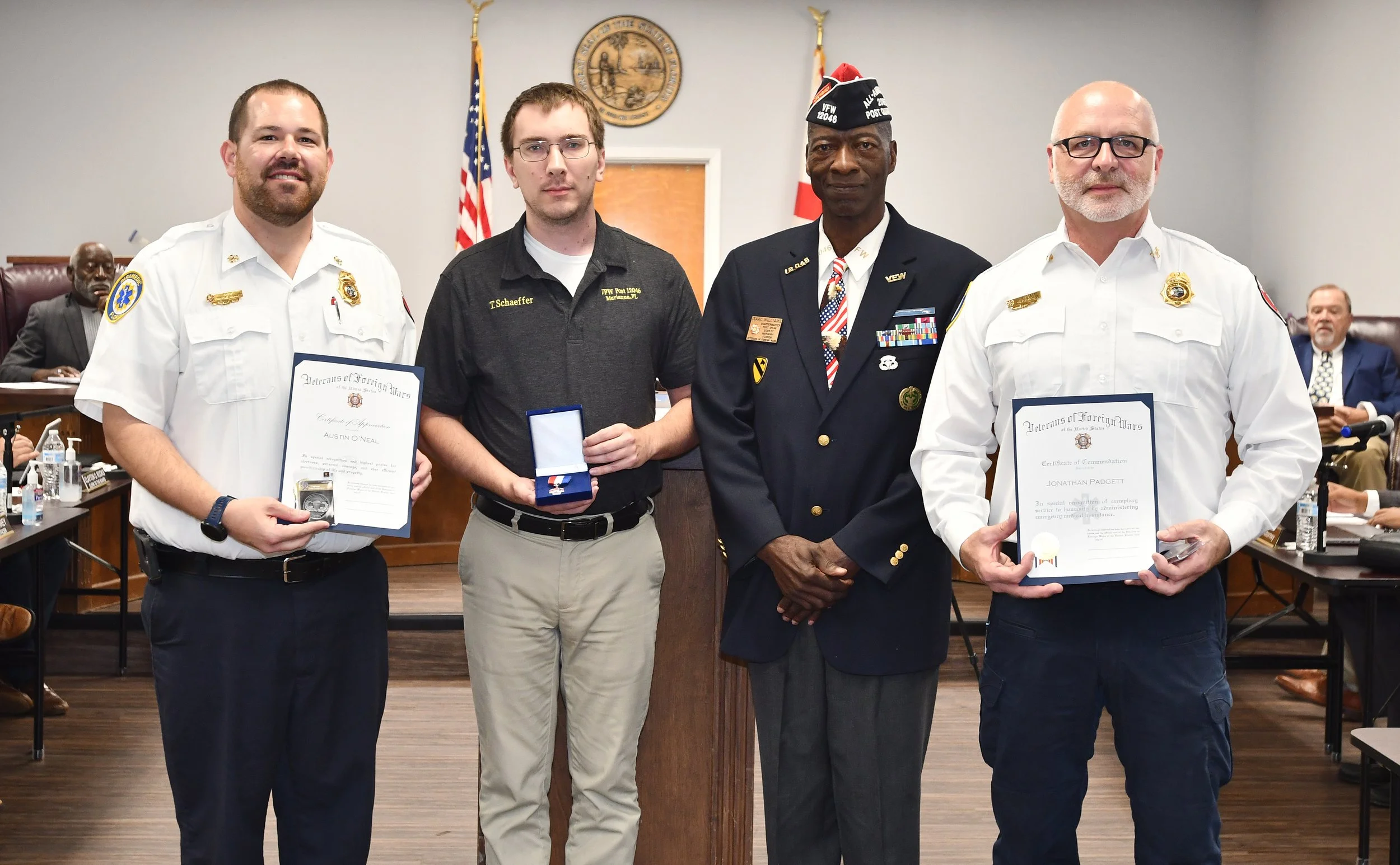 VFW Honors Jackson County Fire Rescue Personnel for Public Service